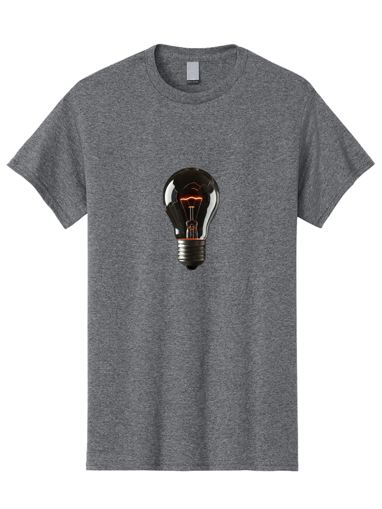 Light-Bulb-15 Men'S Graphic Tee, 100% Cotton, Comfortable Casual Summer Wear, Machine Washable, Vintage Camera, Old Camera, Antique Camera, Black Camera, Classic Photography, Photography Equipment, Nostalgic Device, Film Camera, Camera Art Baf878 13