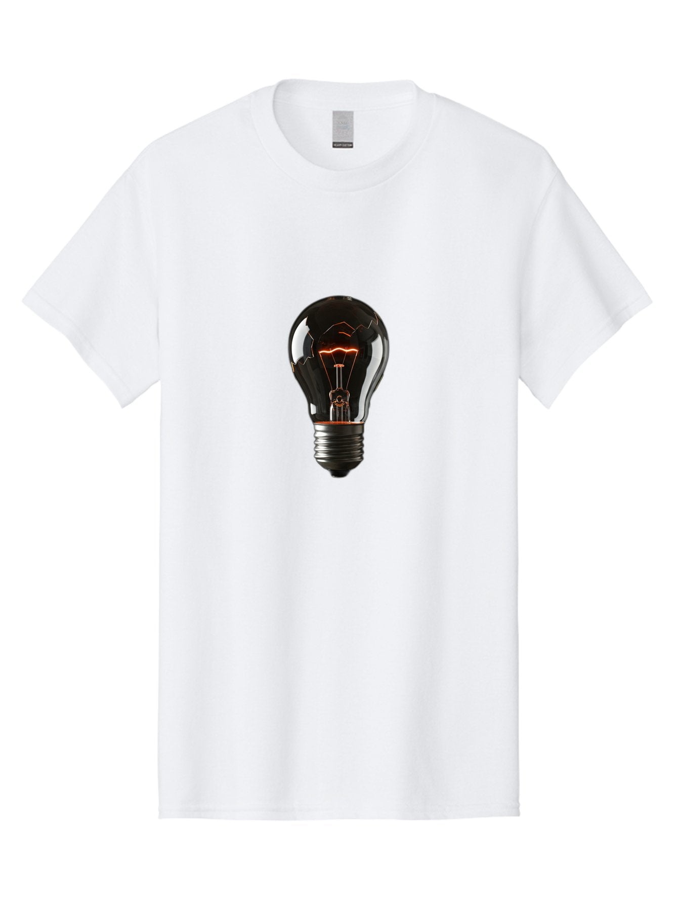Light-Bulb-15 Men'S Graphic Tee, 100% Cotton, Comfortable Casual Summer Wear, Machine Washable, Vintage Camera, Old Camera, Antique Camera, Black Camera, Classic Photography, Photography Equipment, Nostalgic Device, Film Camera, Camera Art Baf878 8