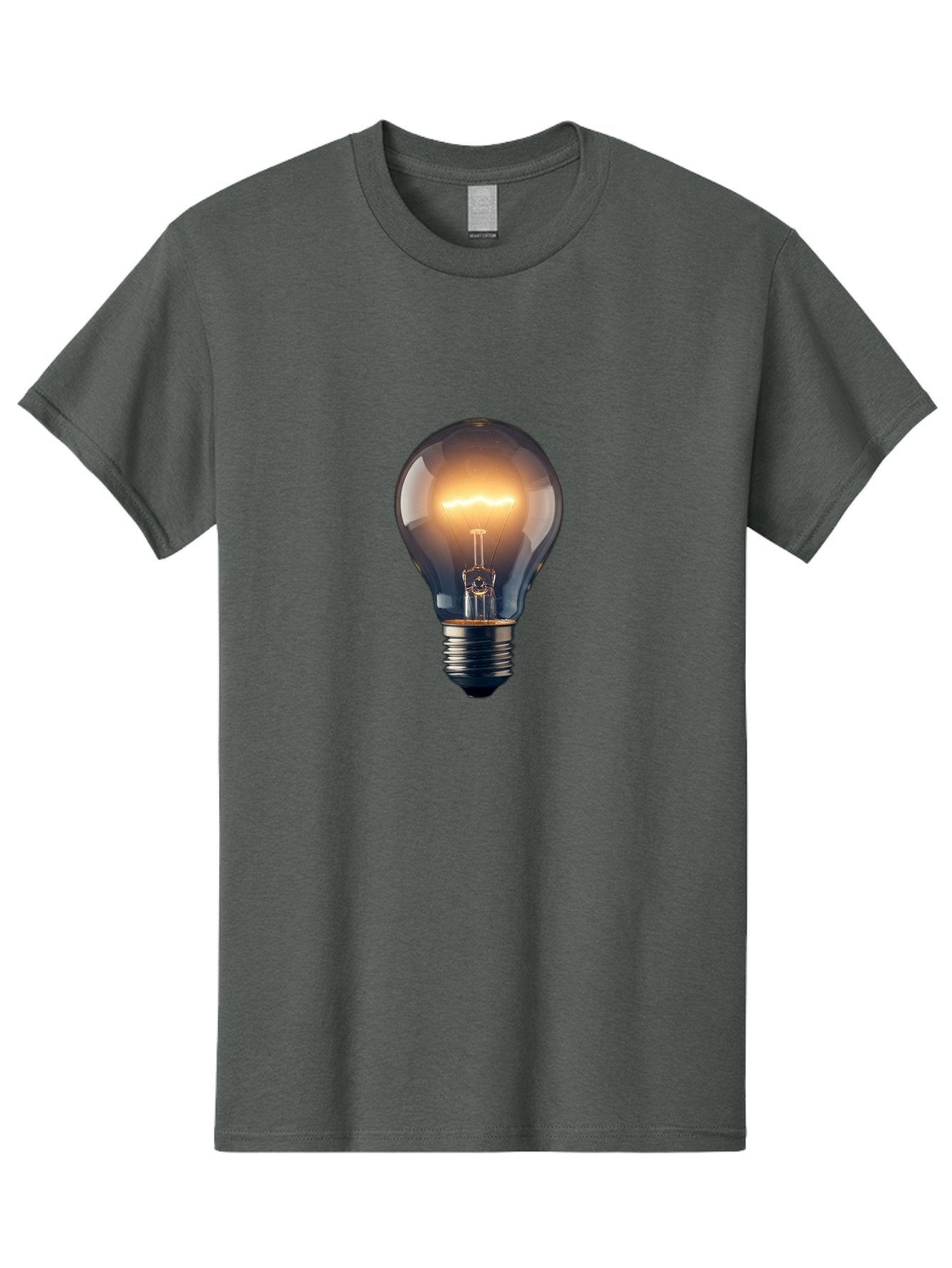 Light-Bulb-2 Men'S Graphic Tee, 100% Cotton, Comfortable Casual Summer Wear, Machine Washable, Vintage Camera, Old Camera, Antique Camera, Black Camera, Classic Photography, Photography Equipment, Nostalgic Device, Film Camera, Camera Art Baf879 6