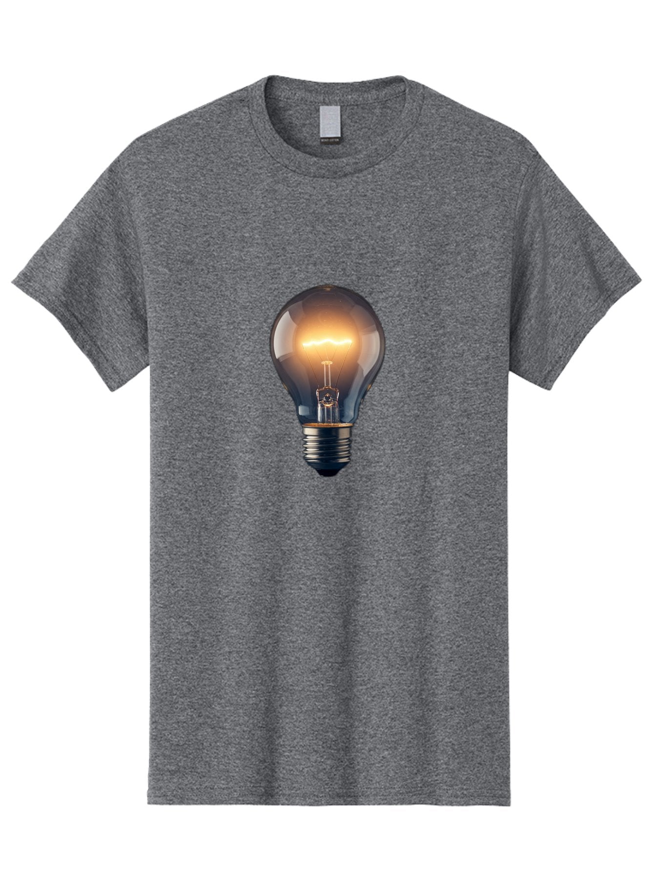 Light-Bulb-2 Men'S Graphic Tee, 100% Cotton, Comfortable Casual Summer Wear, Machine Washable, Vintage Camera, Old Camera, Antique Camera, Black Camera, Classic Photography, Photography Equipment, Nostalgic Device, Film Camera, Camera Art Baf879 7