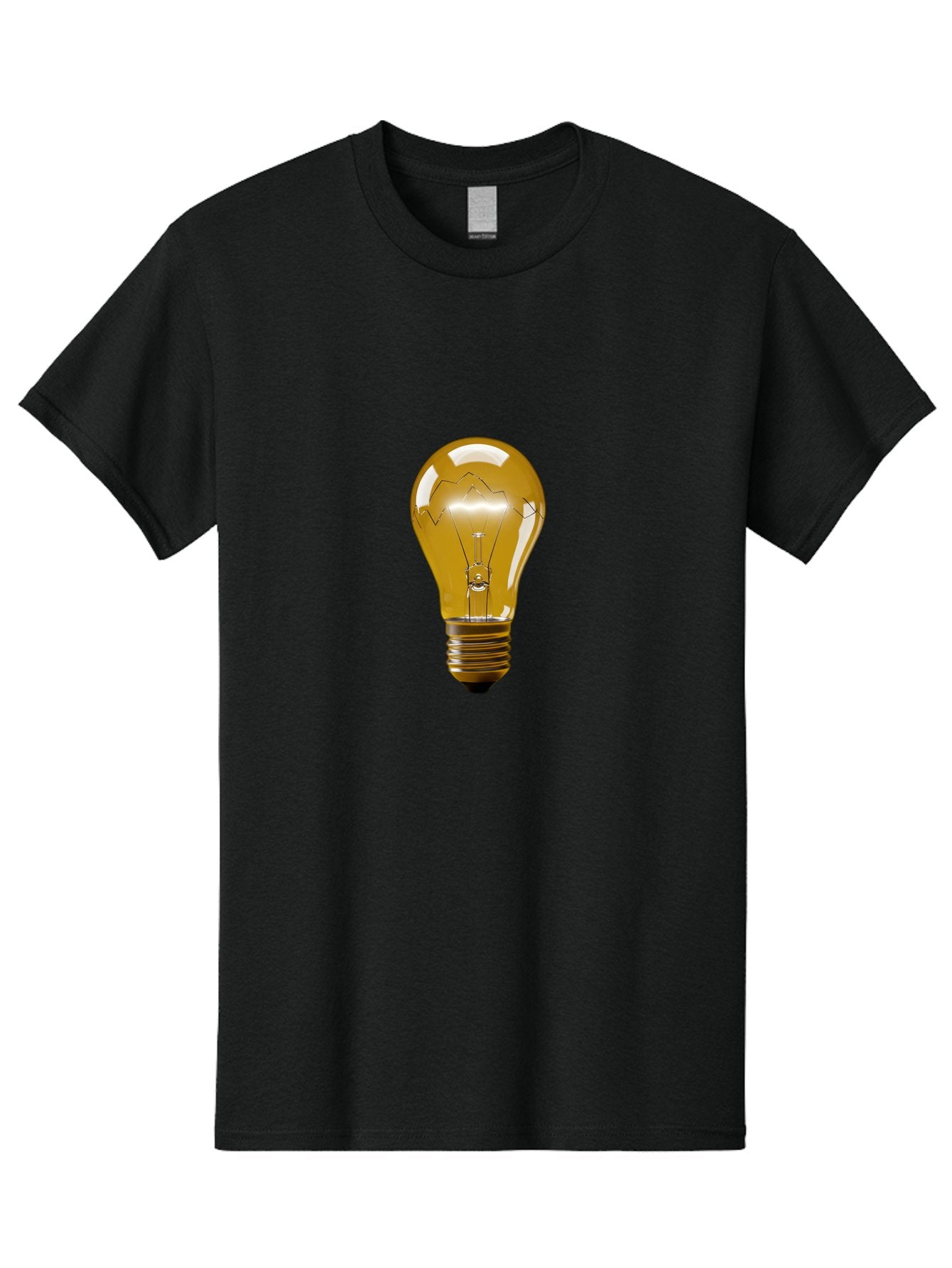 Light-Bulb-3 Men'S Graphic Tee, 100% Cotton, Comfortable Casual Summer Wear, Machine Washable, Vintage Camera, Old Camera, Antique Camera, Black Camera, Classic Photography, Photography Equipment, Nostalgic Device, Film Camera, Camera Art Baf880 12