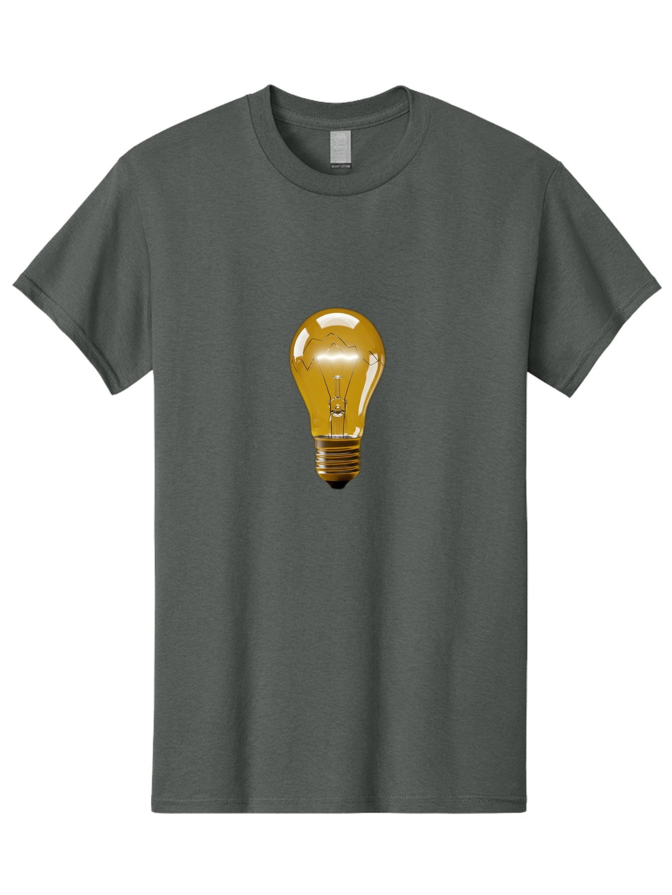 Light-Bulb-3 Men'S Graphic Tee, 100% Cotton, Comfortable Casual Summer Wear, Machine Washable, Vintage Camera, Old Camera, Antique Camera, Black Camera, Classic Photography, Photography Equipment, Nostalgic Device, Film Camera, Camera Art Baf880 3