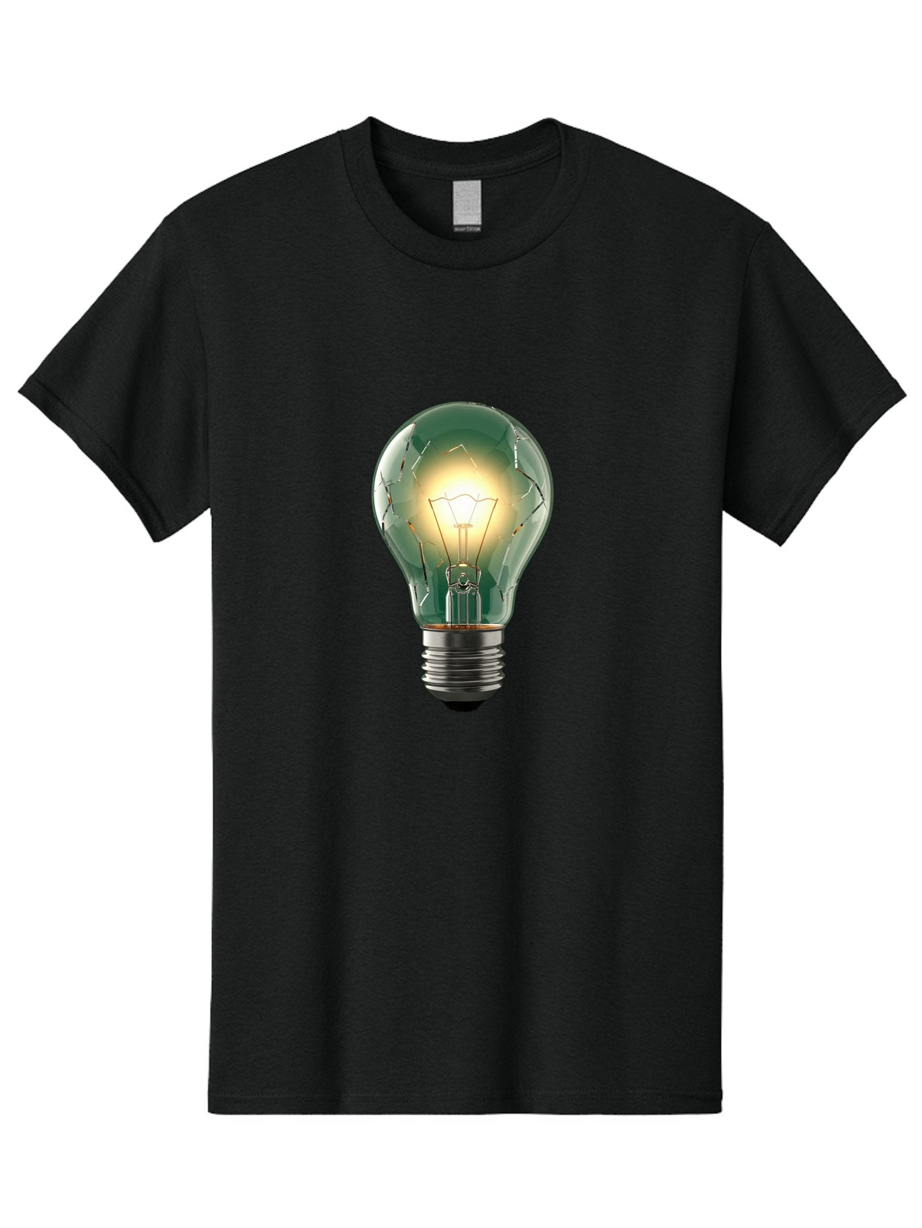 Light-Bulb-4 Men'S Graphic Tee, 100% Cotton, Comfortable Casual Summer Wear, Machine Washable, Vintage Camera, Old Camera, Antique Camera, Black Camera, Classic Photography, Photography Equipment, Nostalgic Device, Film Camera, Camera Art Baf881 8
