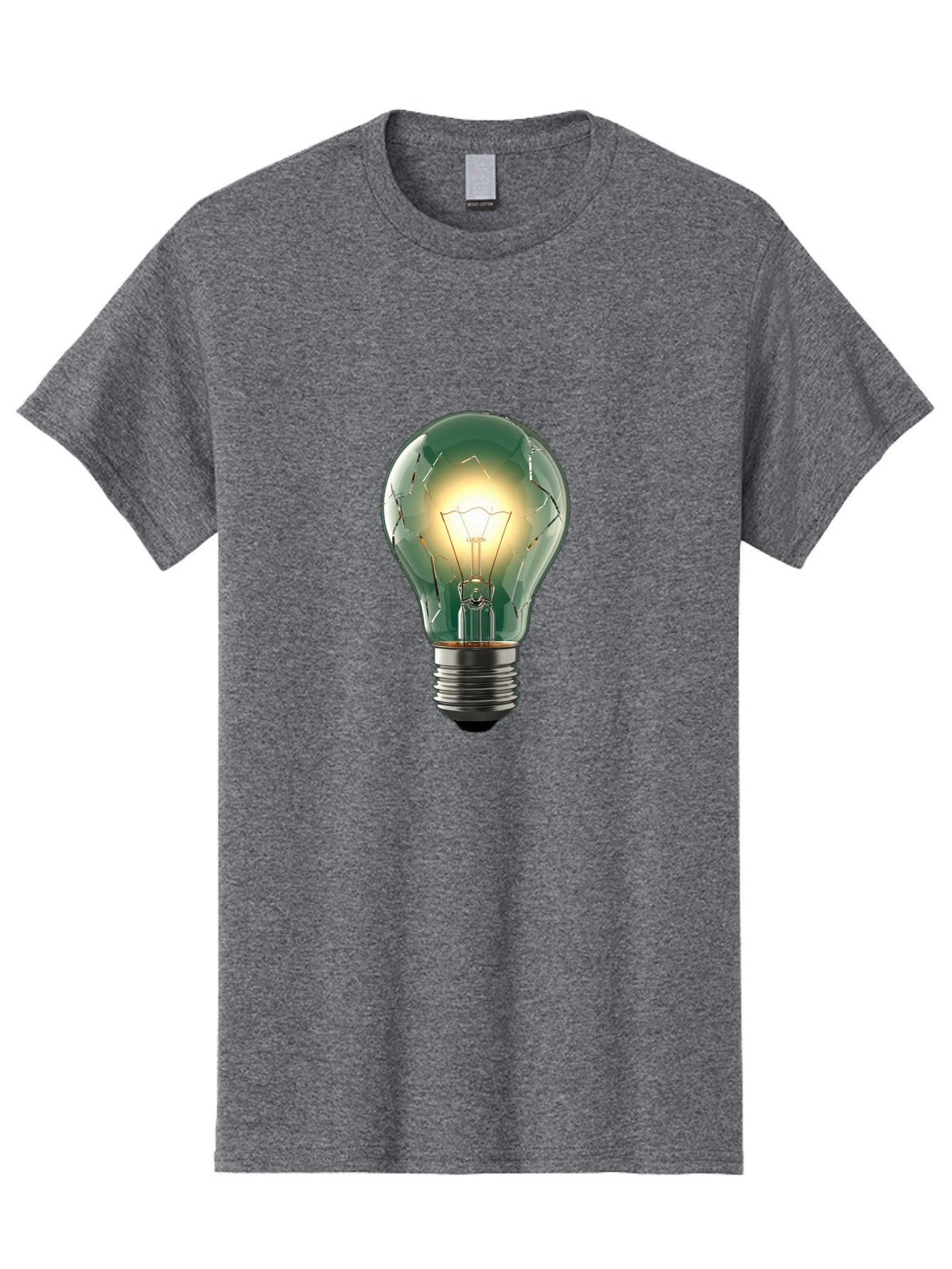 Light-Bulb-4 Men'S Graphic Tee, 100% Cotton, Comfortable Casual Summer Wear, Machine Washable, Vintage Camera, Old Camera, Antique Camera, Black Camera, Classic Photography, Photography Equipment, Nostalgic Device, Film Camera, Camera Art Baf881