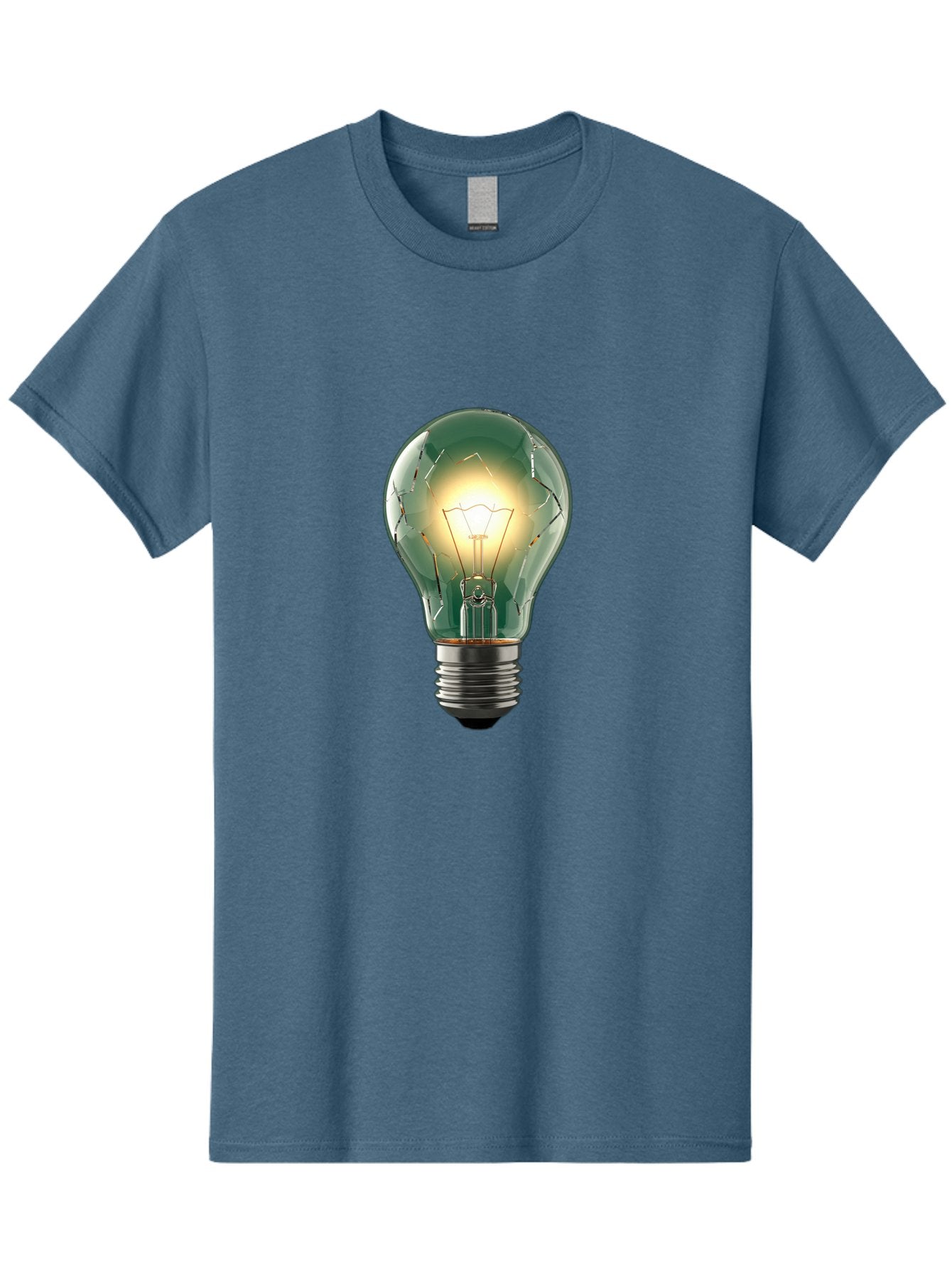 Light-Bulb-4 Men'S Graphic Tee, 100% Cotton, Comfortable Casual Summer Wear, Machine Washable, Vintage Camera, Old Camera, Antique Camera, Black Camera, Classic Photography, Photography Equipment, Nostalgic Device, Film Camera, Camera Art Baf881 5