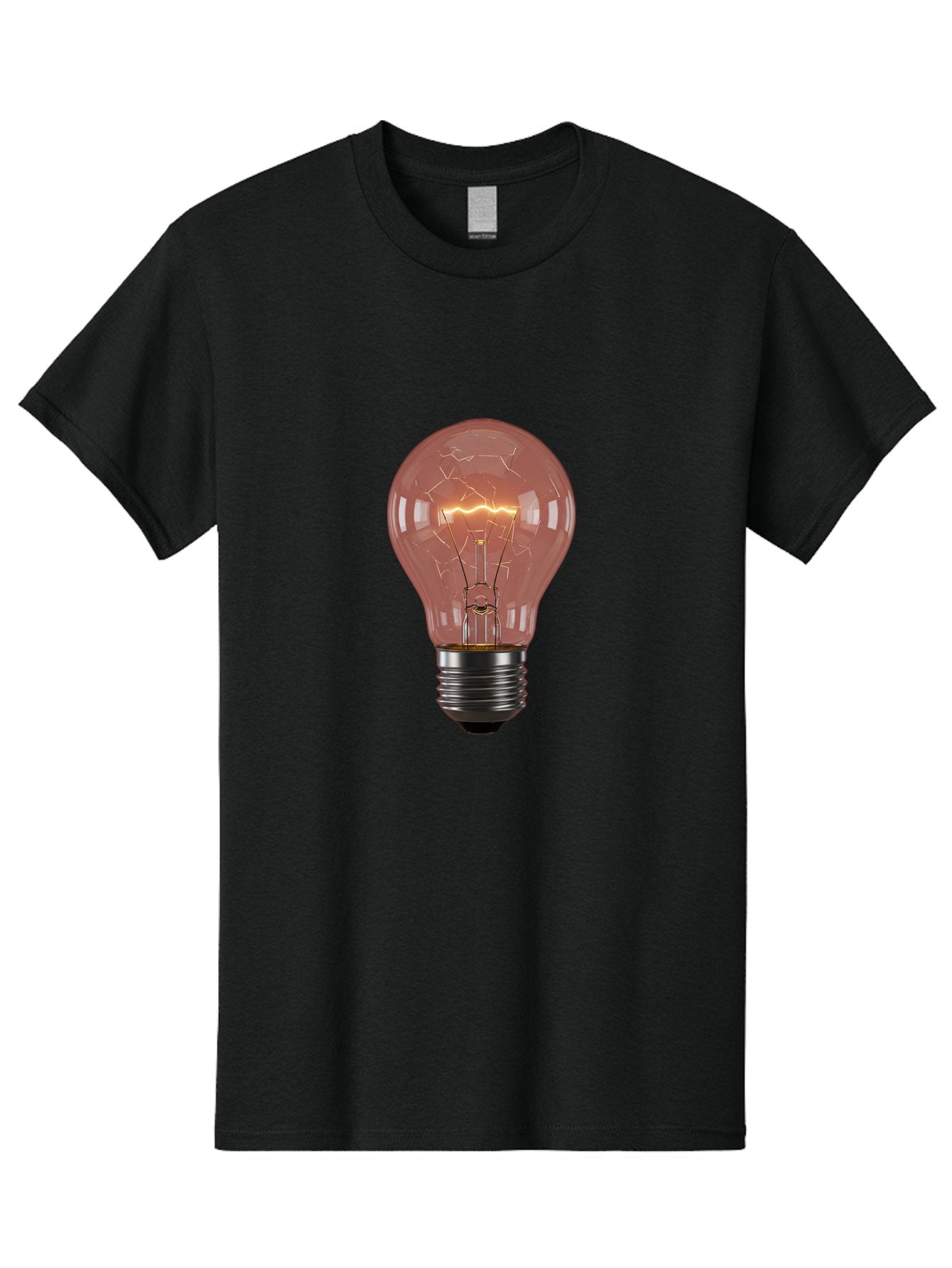 Light-Bulb-5 Men'S Graphic Tee, 100% Cotton, Comfortable Casual Summer Wear, Machine Washable, Vintage Camera, Old Camera, Antique Camera, Black Camera, Classic Photography, Photography Equipment, Nostalgic Device, Film Camera, Camera Art Baf882 7