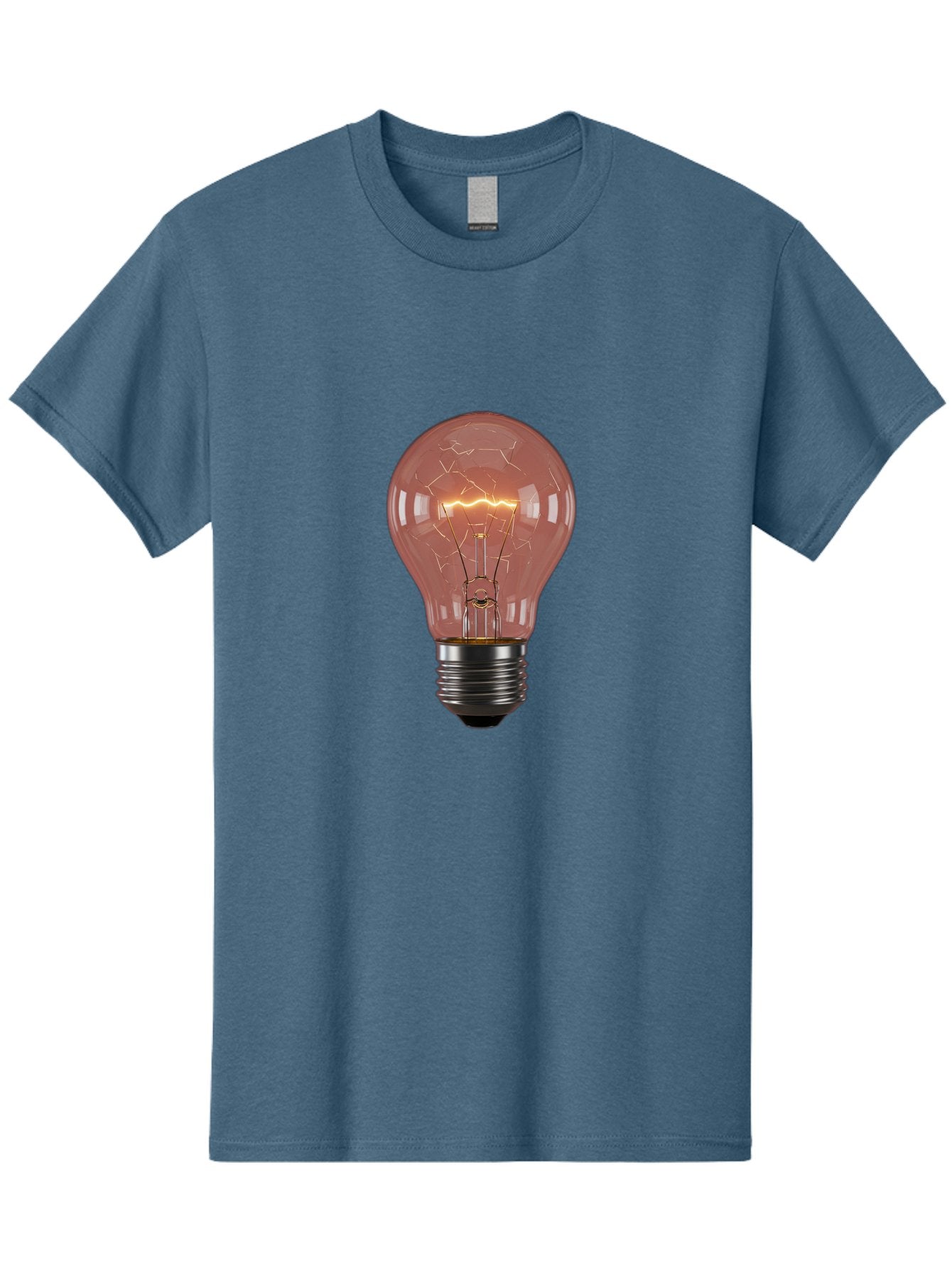 Light-Bulb-5 Men'S Graphic Tee, 100% Cotton, Comfortable Casual Summer Wear, Machine Washable, Vintage Camera, Old Camera, Antique Camera, Black Camera, Classic Photography, Photography Equipment, Nostalgic Device, Film Camera, Camera Art Baf882 3