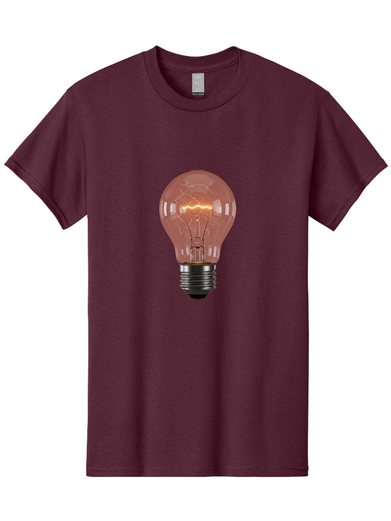 Light-Bulb-5 Men'S Graphic Tee, 100% Cotton, Comfortable Casual Summer Wear, Machine Washable, Vintage Camera, Old Camera, Antique Camera, Black Camera, Classic Photography, Photography Equipment, Nostalgic Device, Film Camera, Camera Art Baf882 8