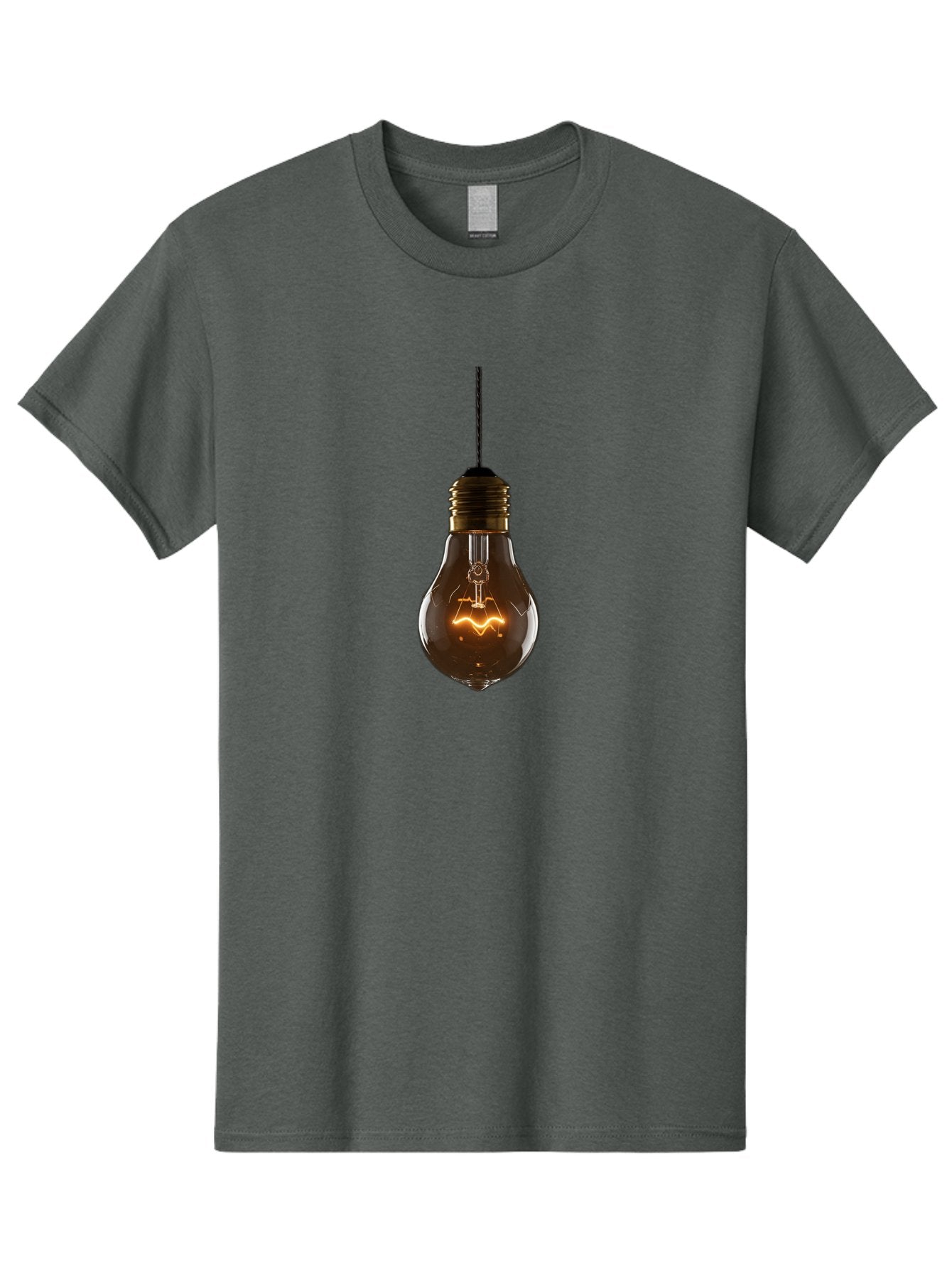 Light-Bulb-6 Men'S Graphic Tee, 100% Cotton, Comfortable Casual Summer Wear, Machine Washable, Vintage Camera, Old Camera, Antique Camera, Black Camera, Classic Photography, Photography Equipment, Nostalgic Device, Film Camera, Camera Art Baf883 7