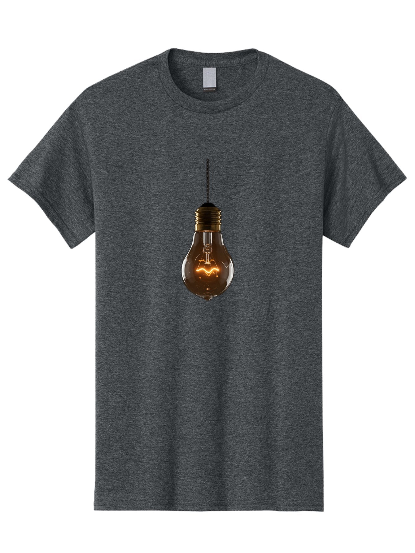 Light-Bulb-6 Men'S Graphic Tee, 100% Cotton, Comfortable Casual Summer Wear, Machine Washable, Vintage Camera, Old Camera, Antique Camera, Black Camera, Classic Photography, Photography Equipment, Nostalgic Device, Film Camera, Camera Art Baf883 6