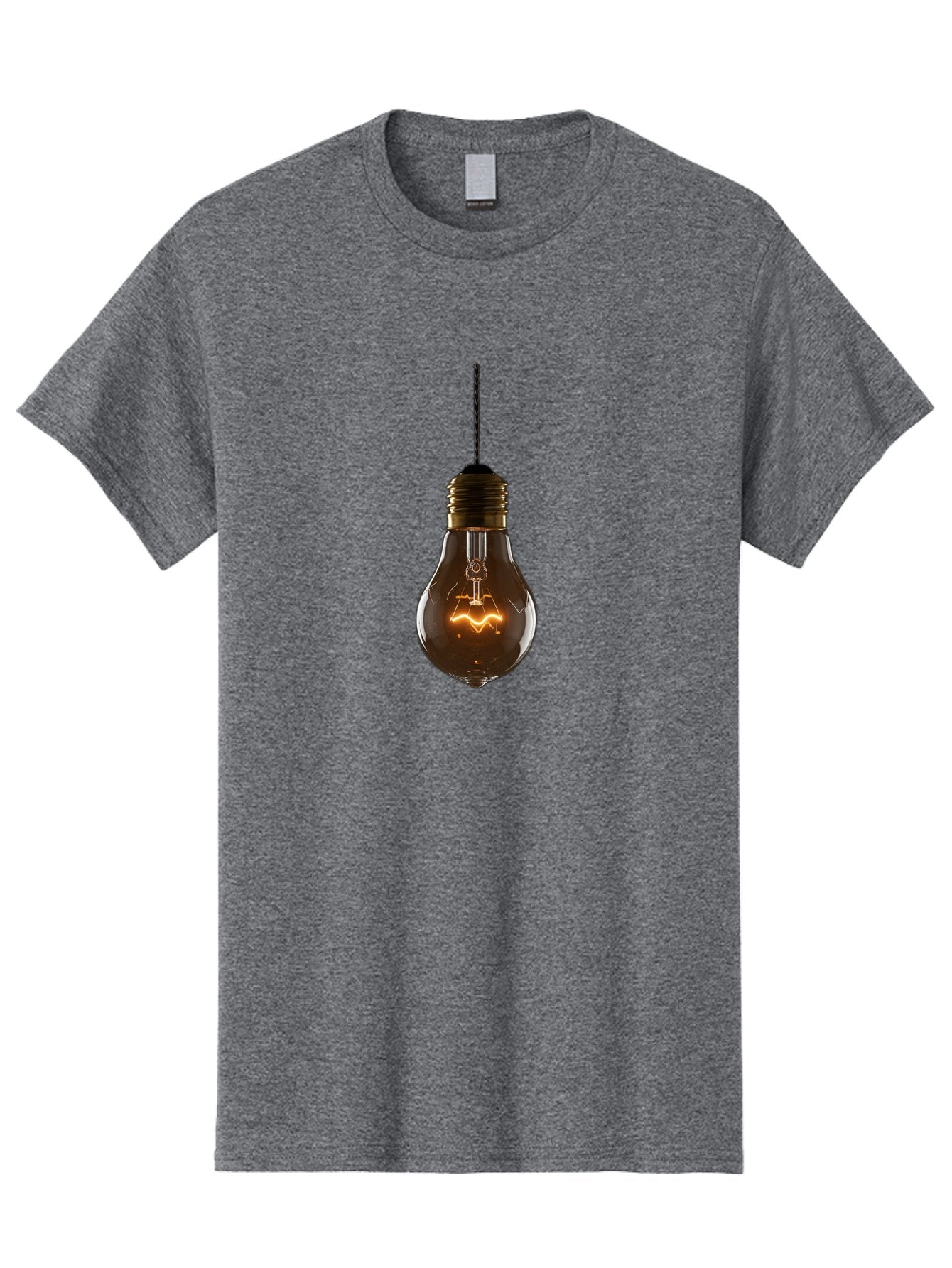 Light-Bulb-6 Men'S Graphic Tee, 100% Cotton, Comfortable Casual Summer Wear, Machine Washable, Vintage Camera, Old Camera, Antique Camera, Black Camera, Classic Photography, Photography Equipment, Nostalgic Device, Film Camera, Camera Art Baf883 5