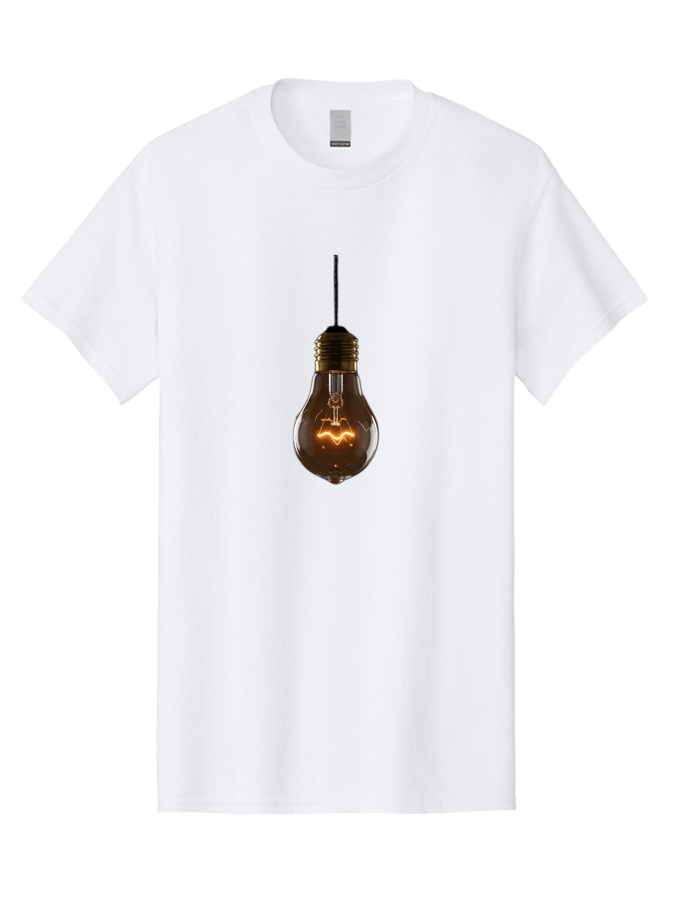 Light-Bulb-6 Men'S Graphic Tee, 100% Cotton, Comfortable Casual Summer Wear, Machine Washable, Vintage Camera, Old Camera, Antique Camera, Black Camera, Classic Photography, Photography Equipment, Nostalgic Device, Film Camera, Camera Art Baf883 12