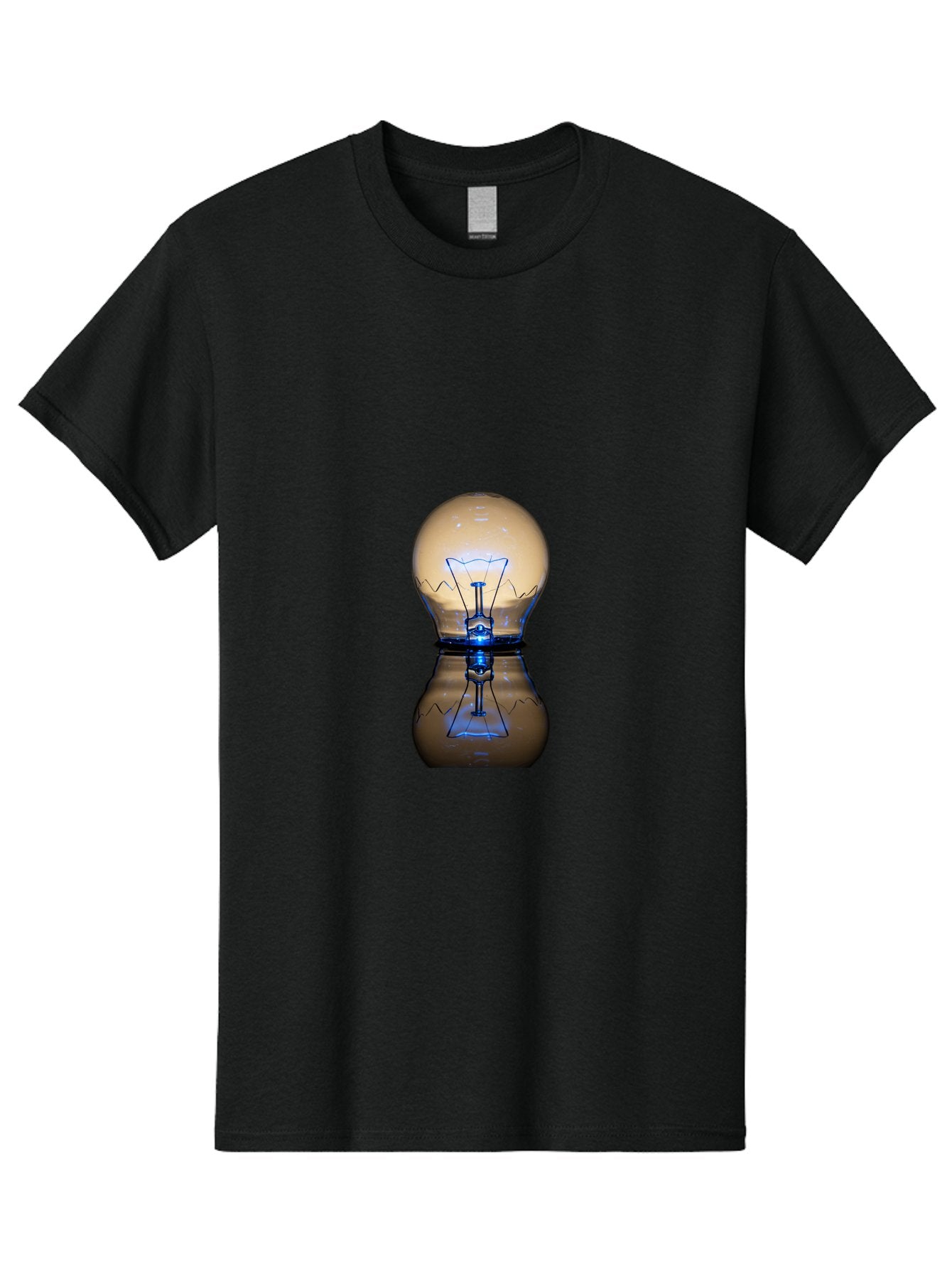 Light-Bulb-7 Men'S Graphic Tee, 100% Cotton, Comfortable Casual Summer Wear, Machine Washable, Vintage Camera, Old Camera, Antique Camera, Black Camera, Classic Photography, Photography Equipment, Nostalgic Device, Film Camera, Camera Art Baf884 3