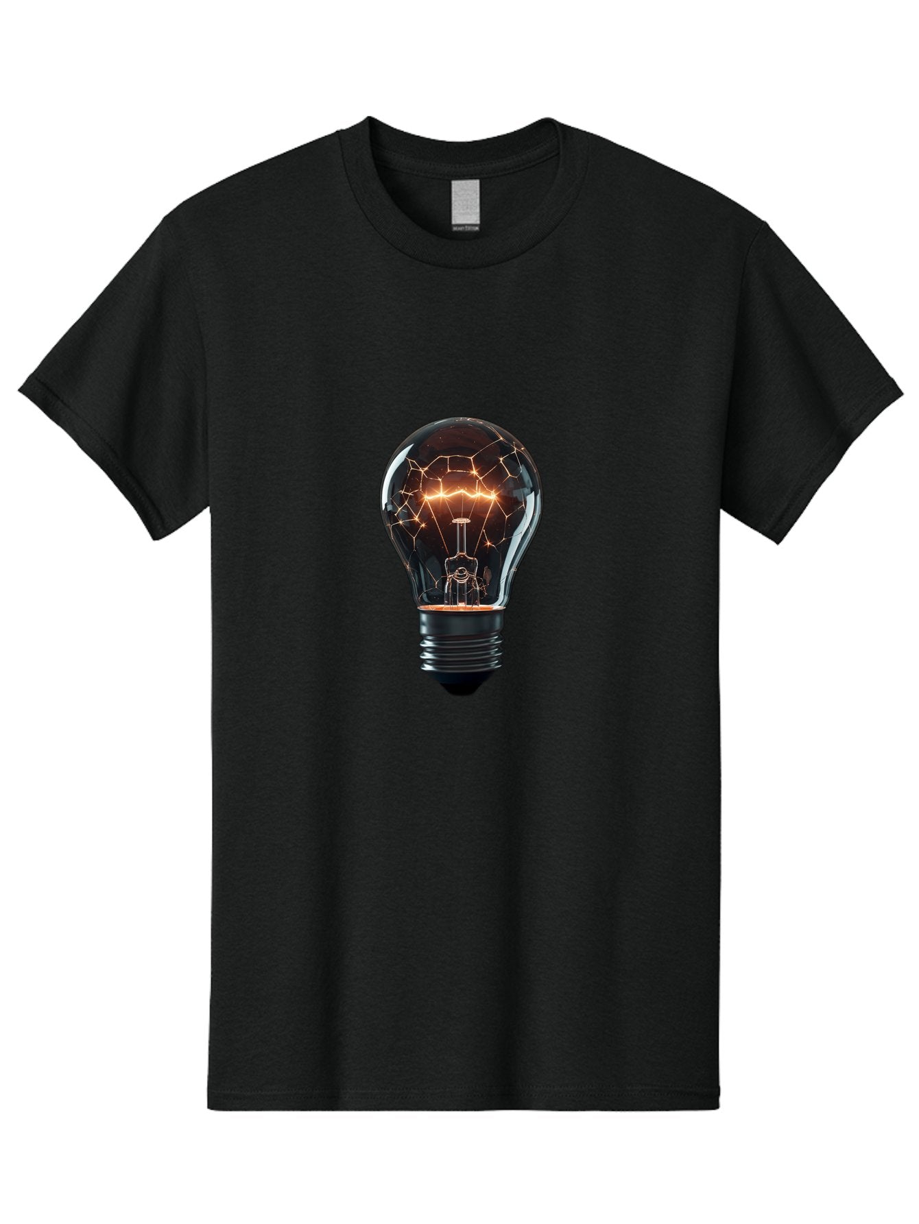 Light-Bulb-8 Men'S Graphic Tee, 100% Cotton, Comfortable Casual Summer Wear, Machine Washable, Vintage Camera, Old Camera, Antique Camera, Black Camera, Classic Photography, Photography Equipment, Nostalgic Device, Film Camera, Camera Art Baf885 5