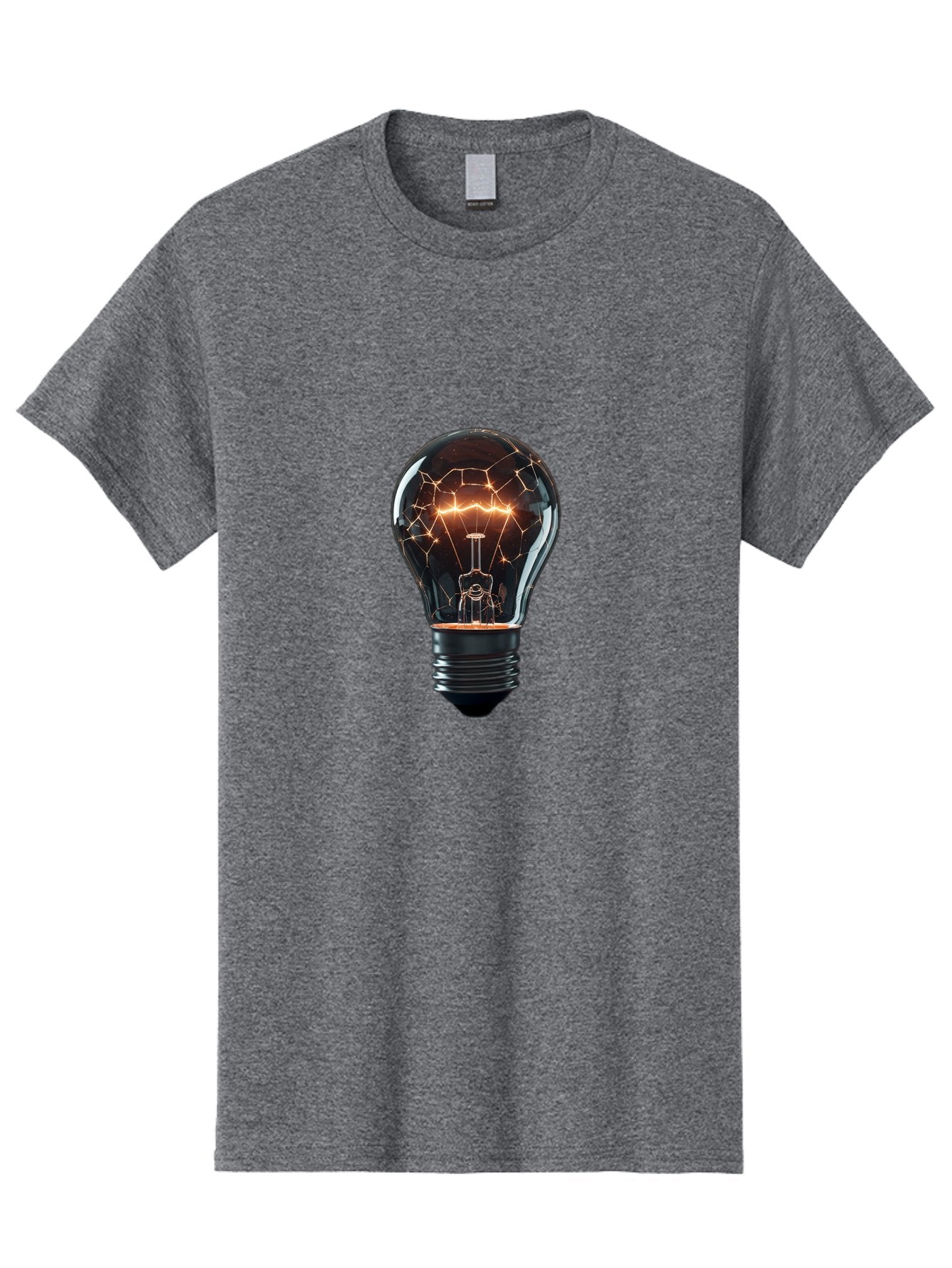 Light-Bulb-8 Men'S Graphic Tee, 100% Cotton, Comfortable Casual Summer Wear, Machine Washable, Vintage Camera, Old Camera, Antique Camera, Black Camera, Classic Photography, Photography Equipment, Nostalgic Device, Film Camera, Camera Art Baf885 14