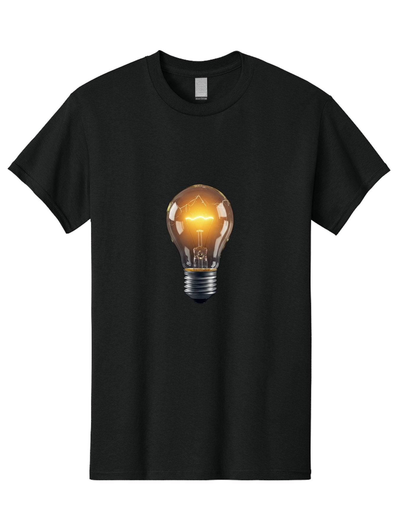 Light-Bulb-9 Men'S Graphic Tee, 100% Cotton, Comfortable Casual Summer Wear, Machine Washable, Vintage Camera, Old Camera, Antique Camera, Black Camera, Classic Photography, Photography Equipment, Nostalgic Device, Film Camera, Camera Art Baf886 15