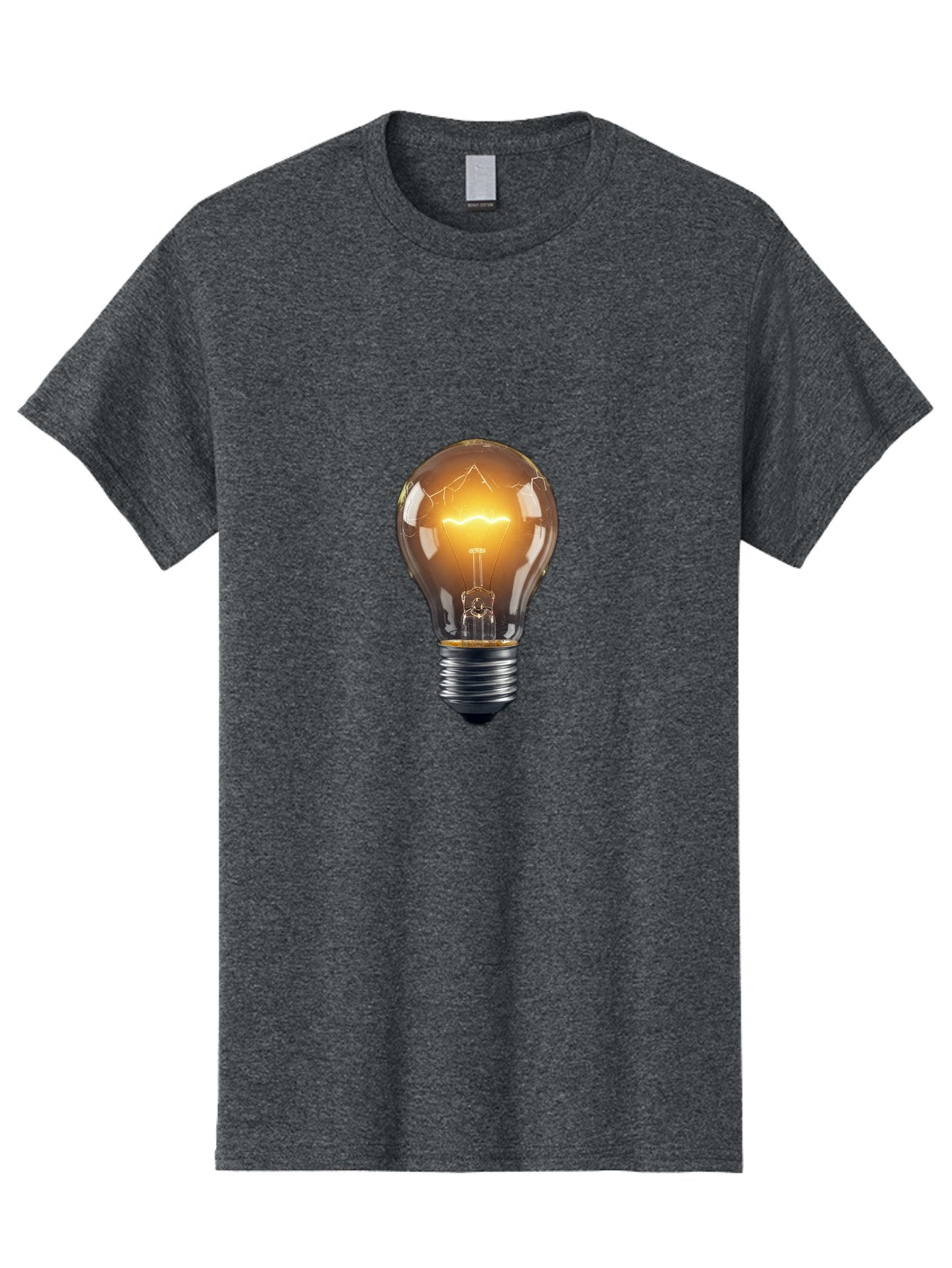 Light-Bulb-9 Men'S Graphic Tee, 100% Cotton, Comfortable Casual Summer Wear, Machine Washable, Vintage Camera, Old Camera, Antique Camera, Black Camera, Classic Photography, Photography Equipment, Nostalgic Device, Film Camera, Camera Art Baf886 7