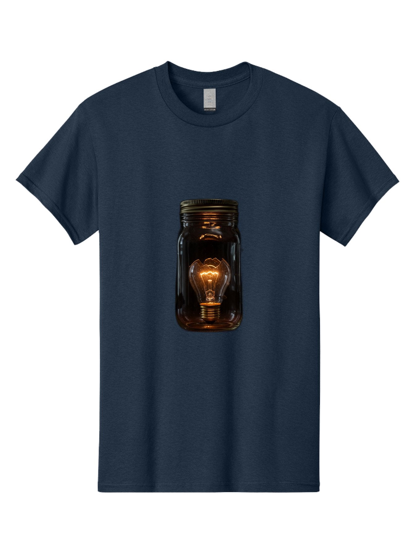 Light-Bulb-In-Mason-Jar Men'S Graphic Tee, 100% Cotton, Comfortable Casual Summer Wear, Machine Washable, Vintage Camera, Old Camera, Antique Camera, Black Camera, Classic Photography, Photography Equipment, Nostalgic Device, Film Camera, Baf887 3