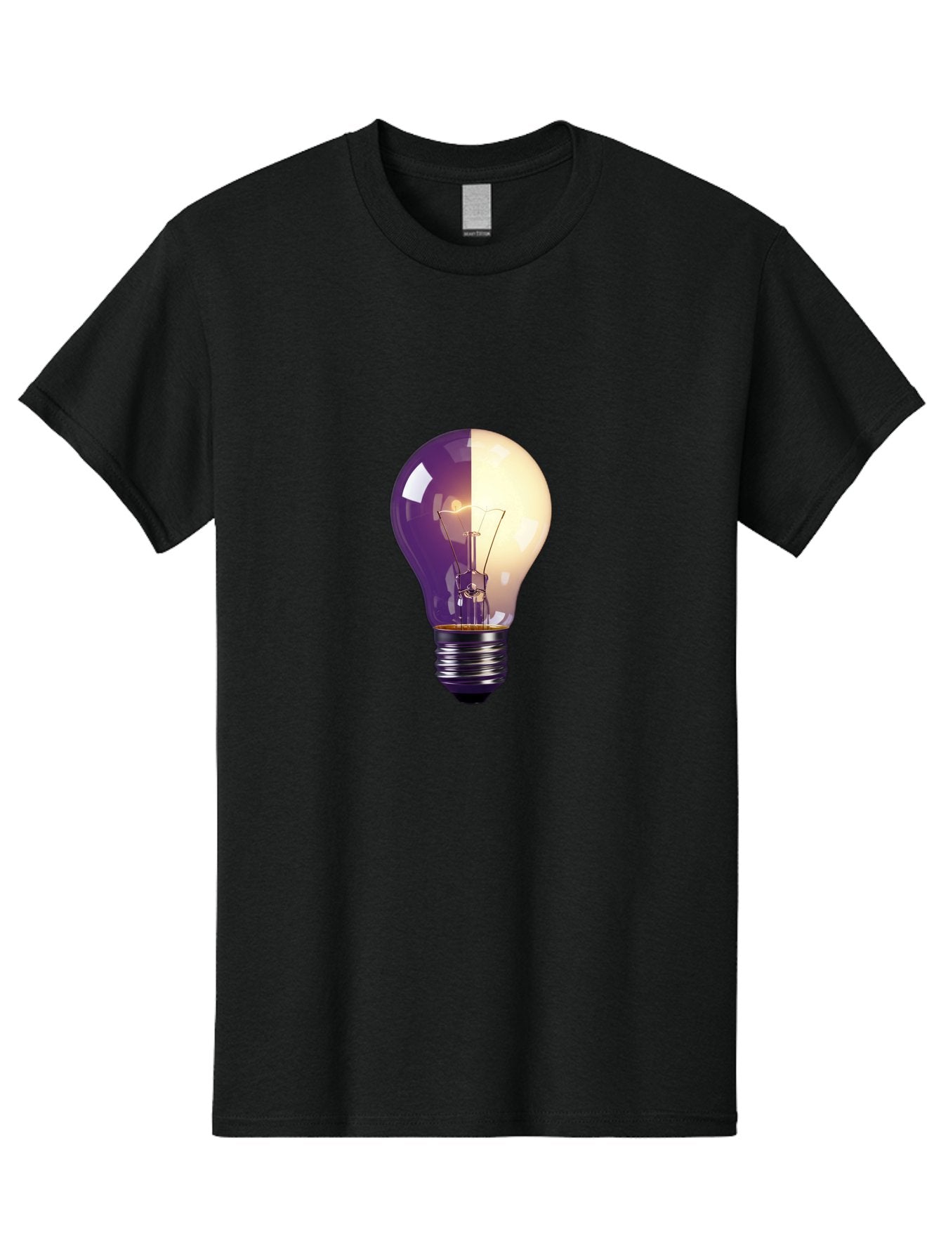 Light-Bulb-On-Off Men'S Graphic Tee, 100% Cotton, Comfortable Casual Summer Wear, Machine Washable, Vintage Camera, Old Camera, Antique Camera, Black Camera, Classic Photography, Photography Equipment, Nostalgic Device, Film Camera, Camera Art Baf888 4
