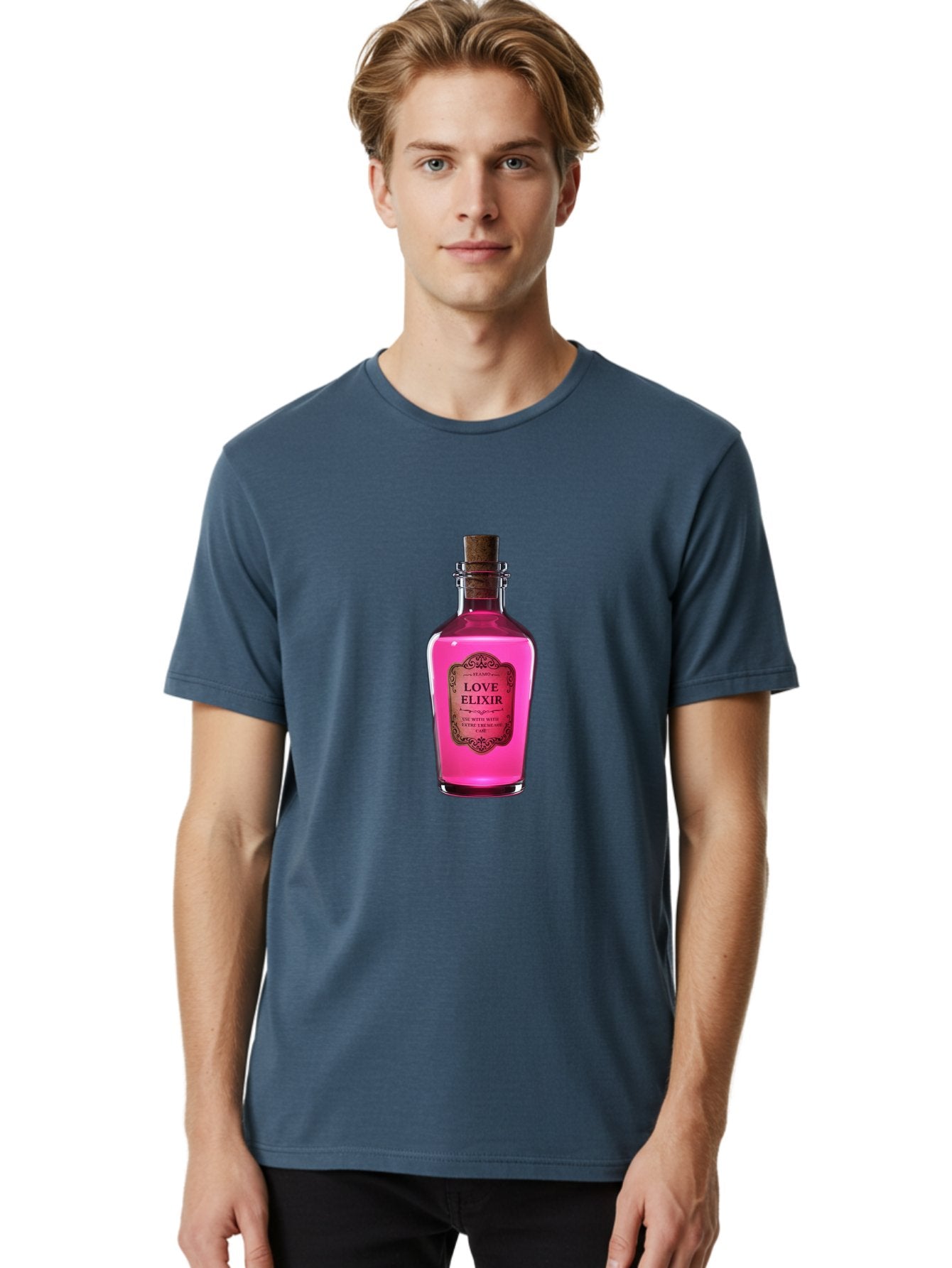 Love-Elixir-Bottle Men'S Graphic Tee, 100% Cotton, Comfortable Casual Summer Wear, Machine Washable, Vintage Camera, Old Camera, Antique Camera, Black Camera, Classic Photography, Photography Equipment, Nostalgic Device, Film Camera, Baf891 27