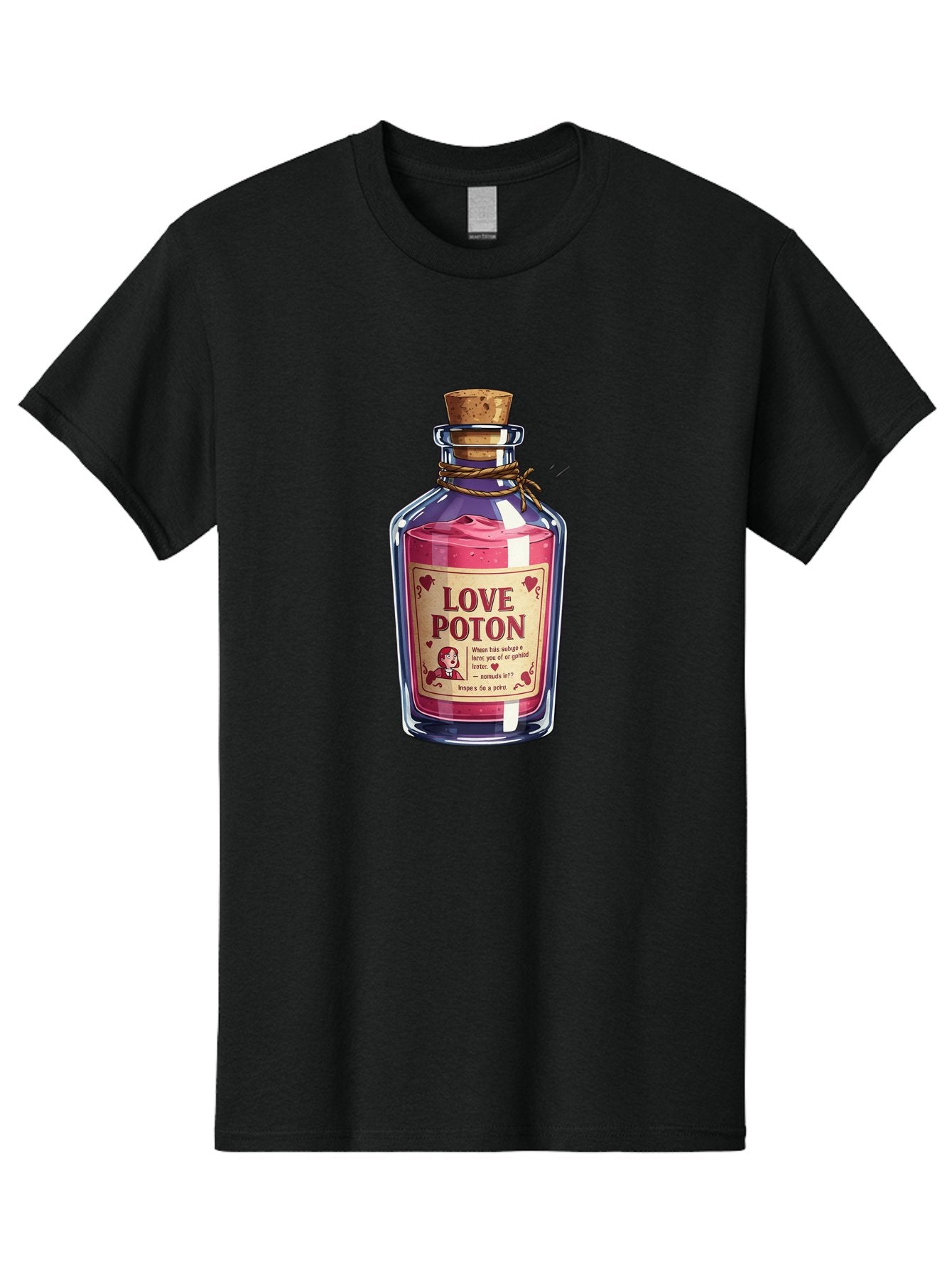 Love-Potion-2 Men'S Graphic Tee, 100% Cotton, Comfortable Casual Summer Wear, Machine Washable, Vintage Camera, Old Camera, Antique Camera, Black Camera, Classic Photography, Photography Equipment, Nostalgic Device, Film Camera, Camera Art Baf897