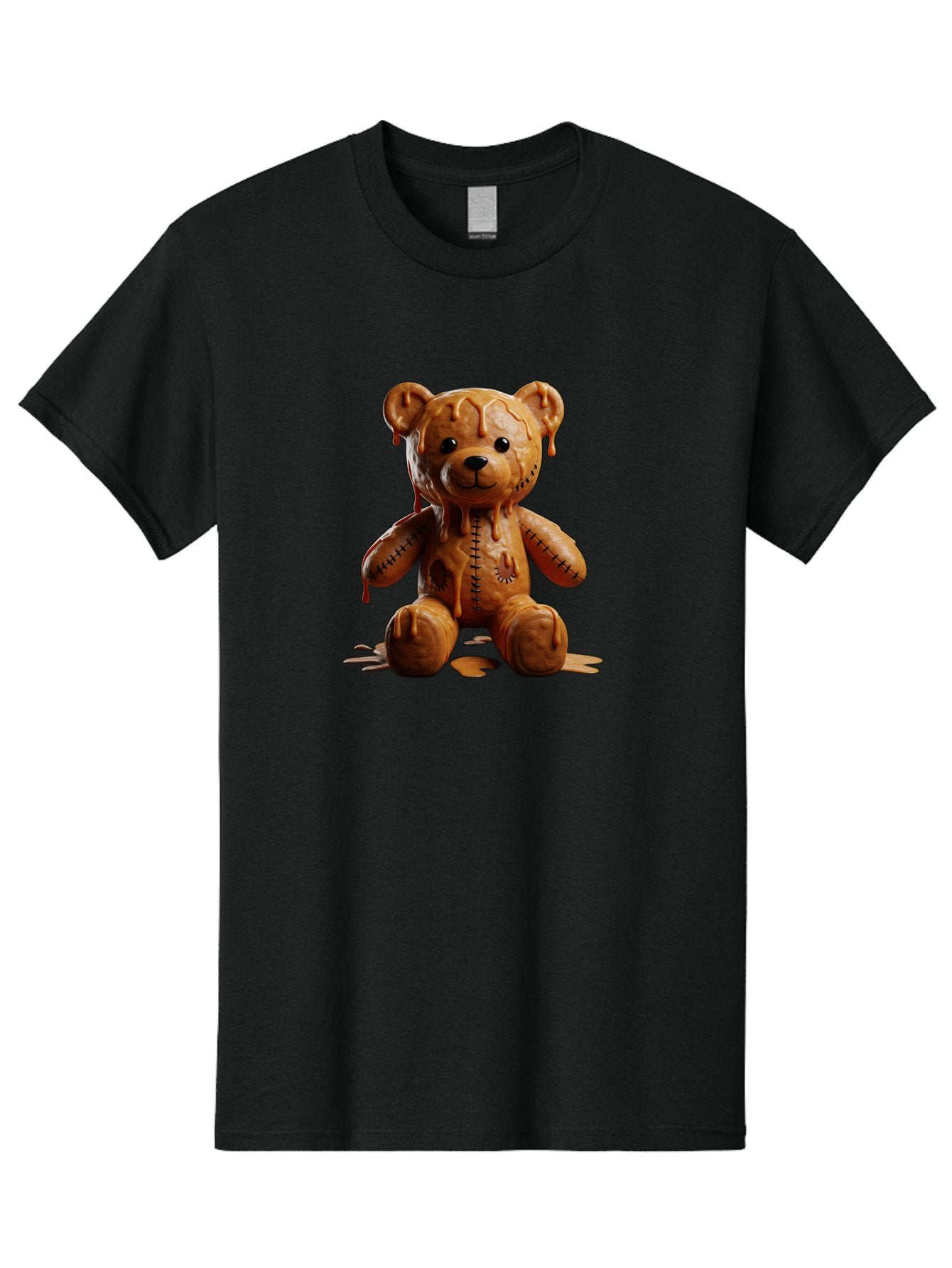 Melting-Teddy-Bear Men'S Graphic Tee, 100% Cotton, Comfortable Casual Summer Wear, Machine Washable, Vintage Camera, Old Camera, Antique Camera, Black Camera, Classic Photography, Photography Equipment, Nostalgic Device, Film Camera, Baf910 14