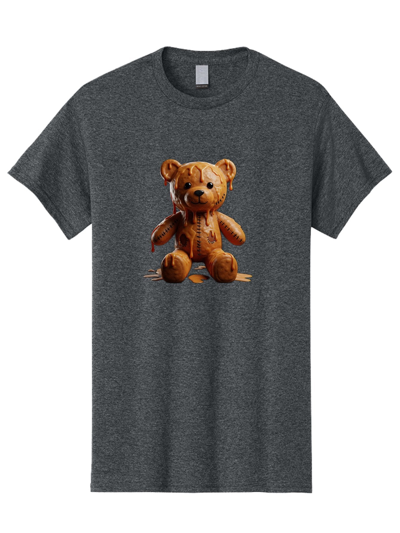Melting-Teddy-Bear Men'S Graphic Tee, 100% Cotton, Comfortable Casual Summer Wear, Machine Washable, Vintage Camera, Old Camera, Antique Camera, Black Camera, Classic Photography, Photography Equipment, Nostalgic Device, Film Camera, Baf910