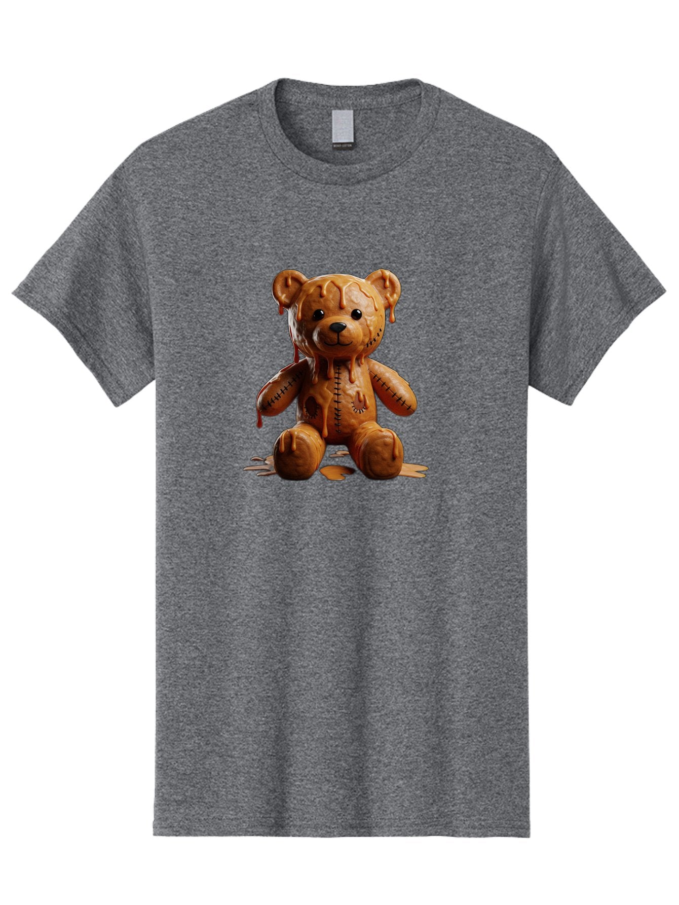Melting-Teddy-Bear Men'S Graphic Tee, 100% Cotton, Comfortable Casual Summer Wear, Machine Washable, Vintage Camera, Old Camera, Antique Camera, Black Camera, Classic Photography, Photography Equipment, Nostalgic Device, Film Camera, Baf910 7