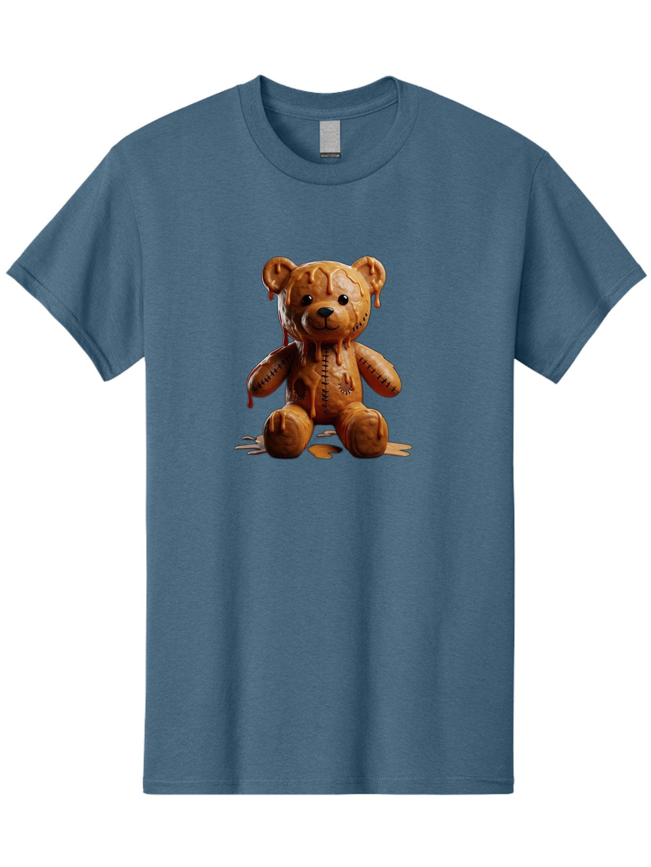 Melting-Teddy-Bear Men'S Graphic Tee, 100% Cotton, Comfortable Casual Summer Wear, Machine Washable, Vintage Camera, Old Camera, Antique Camera, Black Camera, Classic Photography, Photography Equipment, Nostalgic Device, Film Camera, Baf910 4