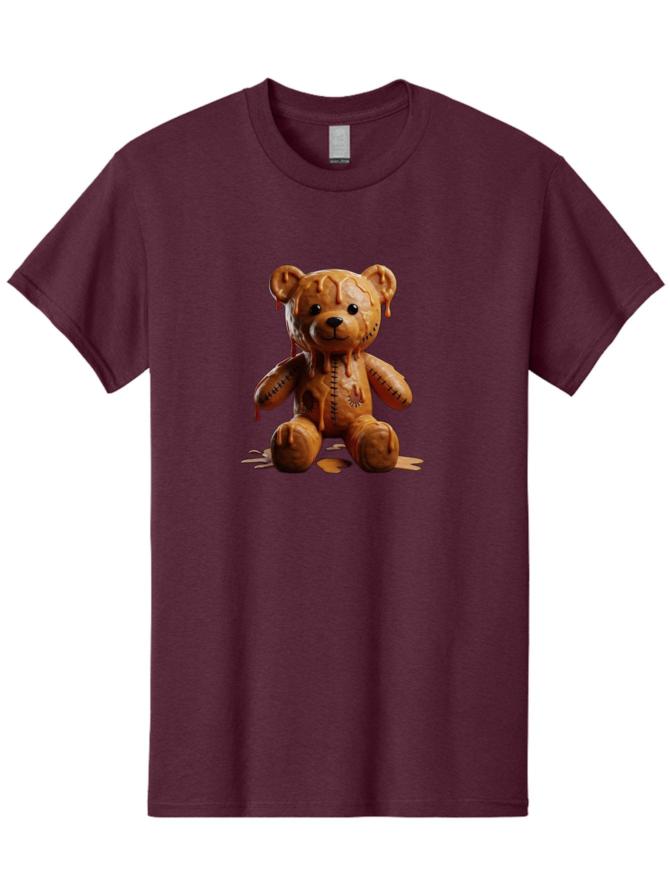 Melting-Teddy-Bear Men'S Graphic Tee, 100% Cotton, Comfortable Casual Summer Wear, Machine Washable, Vintage Camera, Old Camera, Antique Camera, Black Camera, Classic Photography, Photography Equipment, Nostalgic Device, Film Camera, Baf910