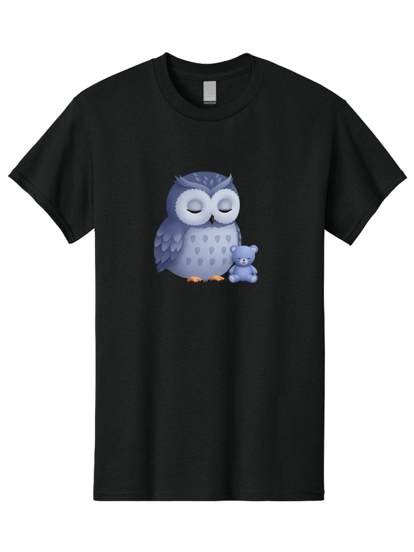 Owl-And-Teddy-2 Men'S Graphic Tee, 100% Cotton, Comfortable Casual Summer Wear, Machine Washable, Vintage Camera, Old Camera, Antique Camera, Black Camera, Classic Photography, Photography Equipment, Nostalgic Device, Film Camera, Camera Art Baf913