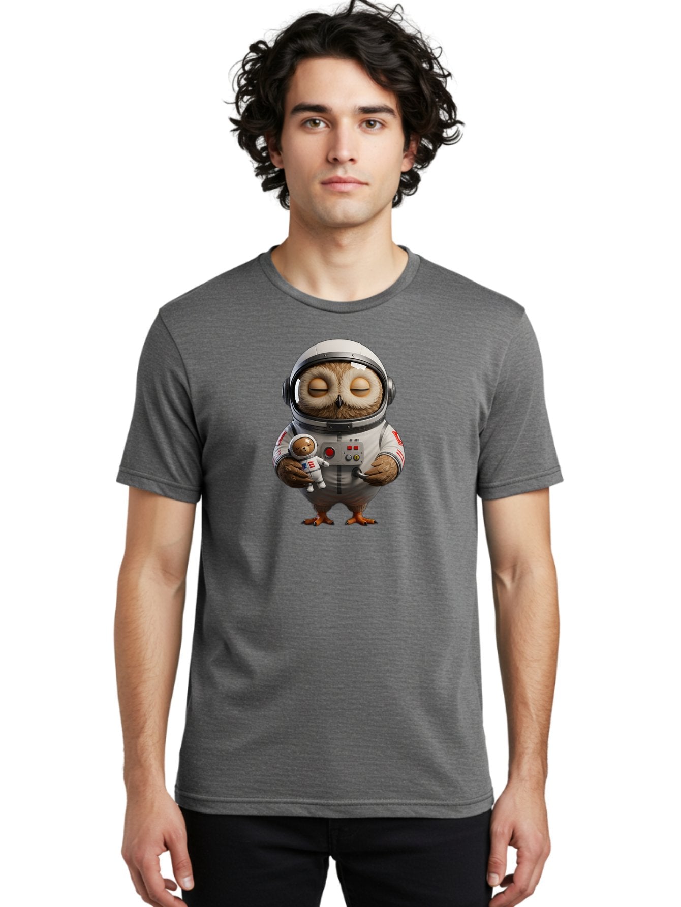 Owl-Astronaut Men'S Graphic Tee, 100% Cotton, Comfortable Casual Summer Wear, Machine Washable, Vintage Camera, Old Camera, Antique Camera, Black Camera, Classic Photography, Photography Equipment, Nostalgic Device, Film Camera, Camera Art Baf915 26