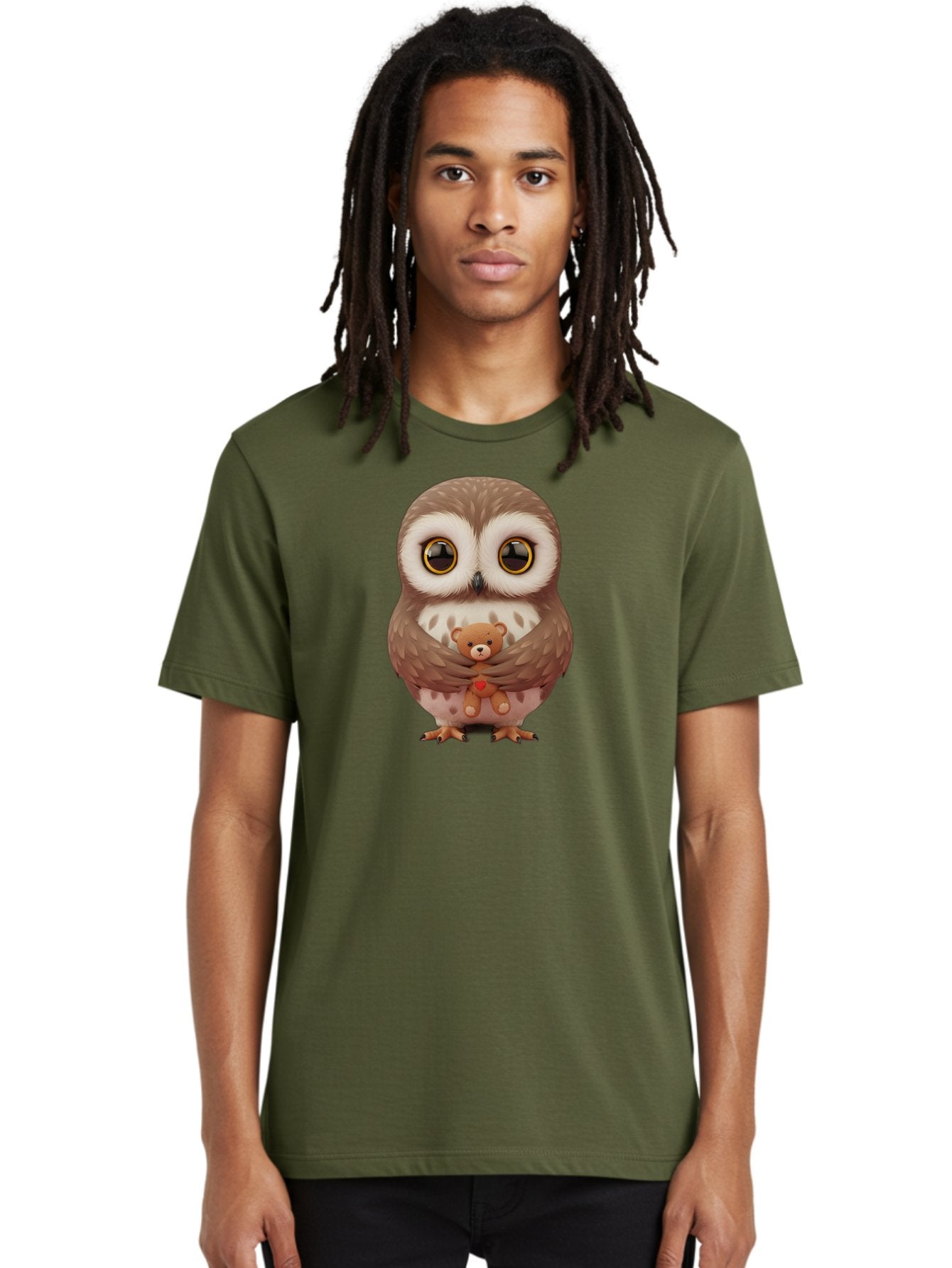 Owl-Embracing-Teddy-Bear Men'S Graphic Tee, 100% Cotton, Comfortable Casual Summer Wear, Machine Washable, Vintage Camera, Old Camera, Antique Camera, Black Camera, Classic Photography, Photography Equipment, Nostalgic Device, Film Camera, Baf917 29