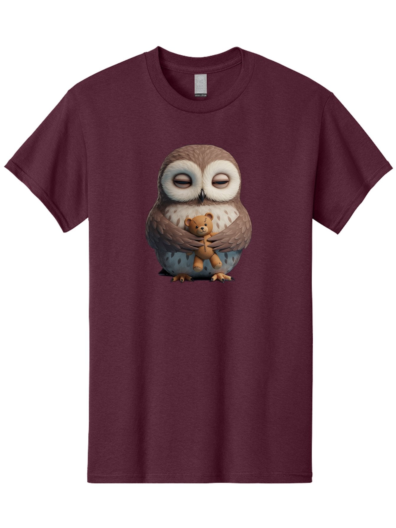 Owl-Holding-Teddy Men'S Graphic Tee, 100% Cotton, Comfortable Casual Summer Wear, Machine Washable, Vintage Camera, Old Camera, Antique Camera, Black Camera, Classic Photography, Photography Equipment, Nostalgic Device, Film Camera, Camera Art Baf918 7