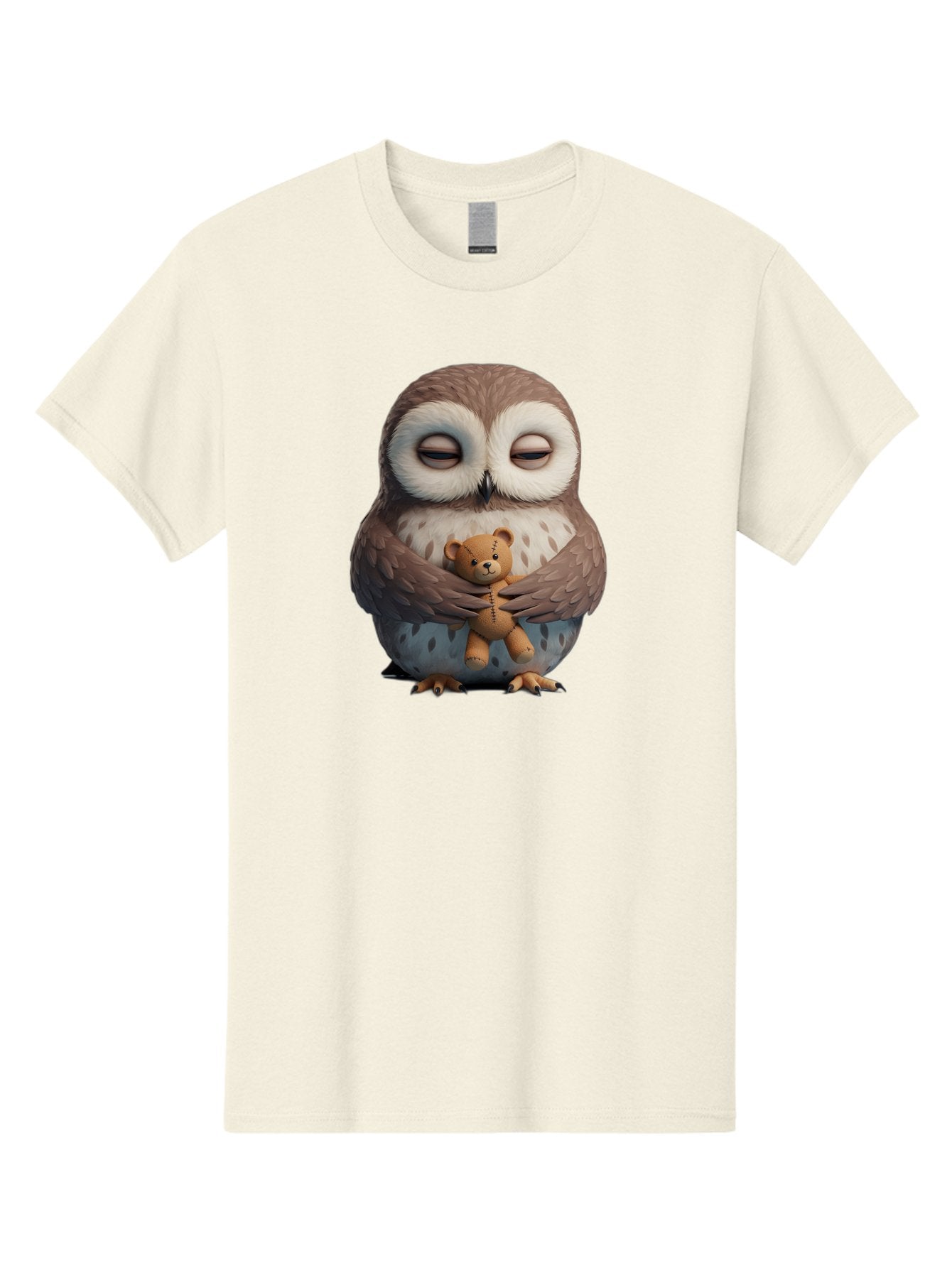 Owl-Holding-Teddy Men'S Graphic Tee, 100% Cotton, Comfortable Casual Summer Wear, Machine Washable, Vintage Camera, Old Camera, Antique Camera, Black Camera, Classic Photography, Photography Equipment, Nostalgic Device, Film Camera, Camera Art Baf918 3