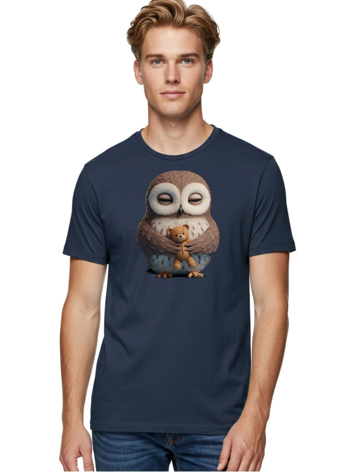 Owl-Holding-Teddy Men'S Graphic Tee, 100% Cotton, Comfortable Casual Summer Wear, Machine Washable, Vintage Camera, Old Camera, Antique Camera, Black Camera, Classic Photography, Photography Equipment, Nostalgic Device, Film Camera, Camera Art Baf918 26