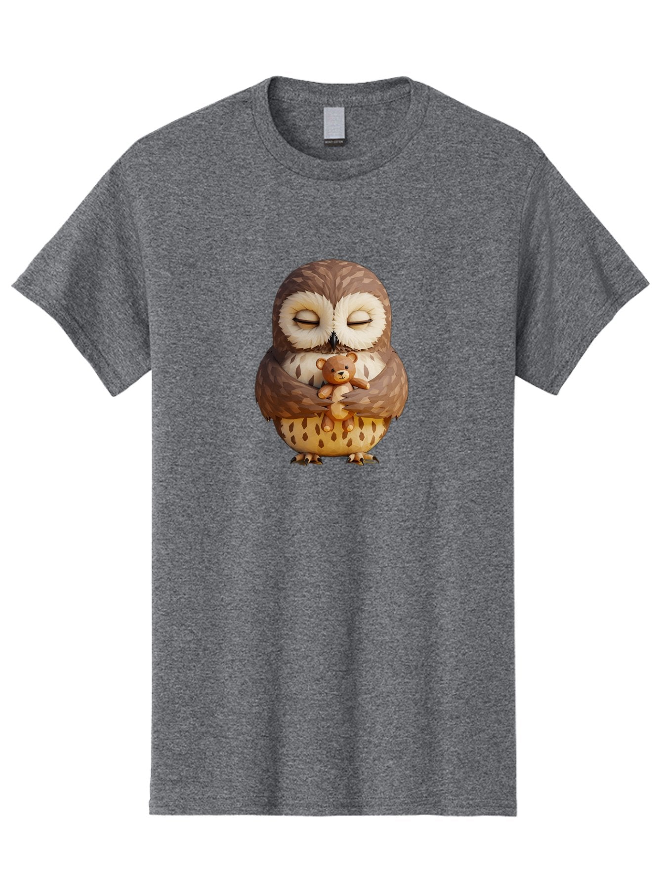 Owl-Hugging-Teddy-1 Men'S Graphic Tee, 100% Cotton, Comfortable Casual Summer Wear, Machine Washable, Vintage Camera, Old Camera, Antique Camera, Black Camera, Classic Photography, Photography Equipment, Nostalgic Device, Film Camera, Baf919 12