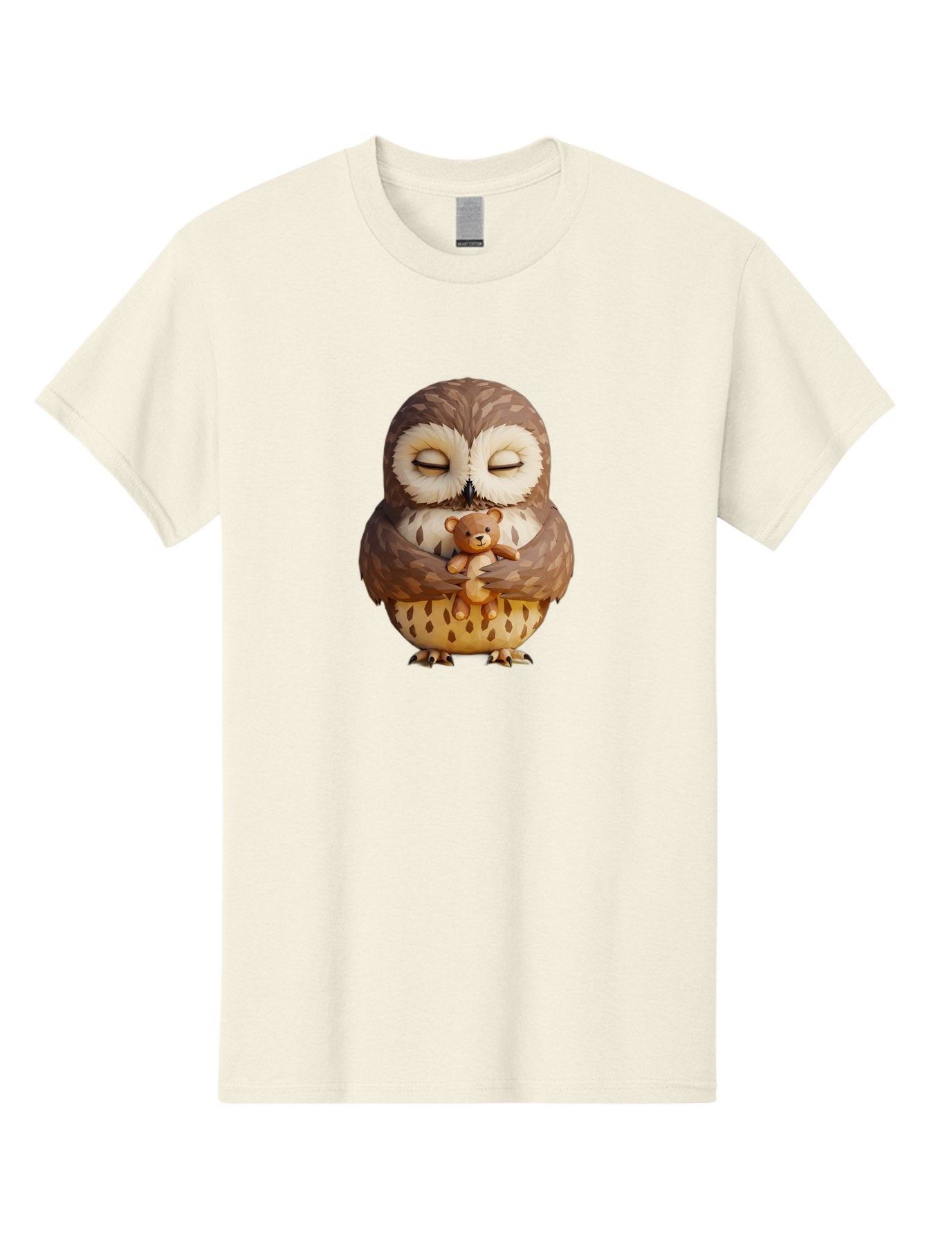 Owl-Hugging-Teddy-1 Men'S Graphic Tee, 100% Cotton, Comfortable Casual Summer Wear, Machine Washable, Vintage Camera, Old Camera, Antique Camera, Black Camera, Classic Photography, Photography Equipment, Nostalgic Device, Film Camera, Baf919 9