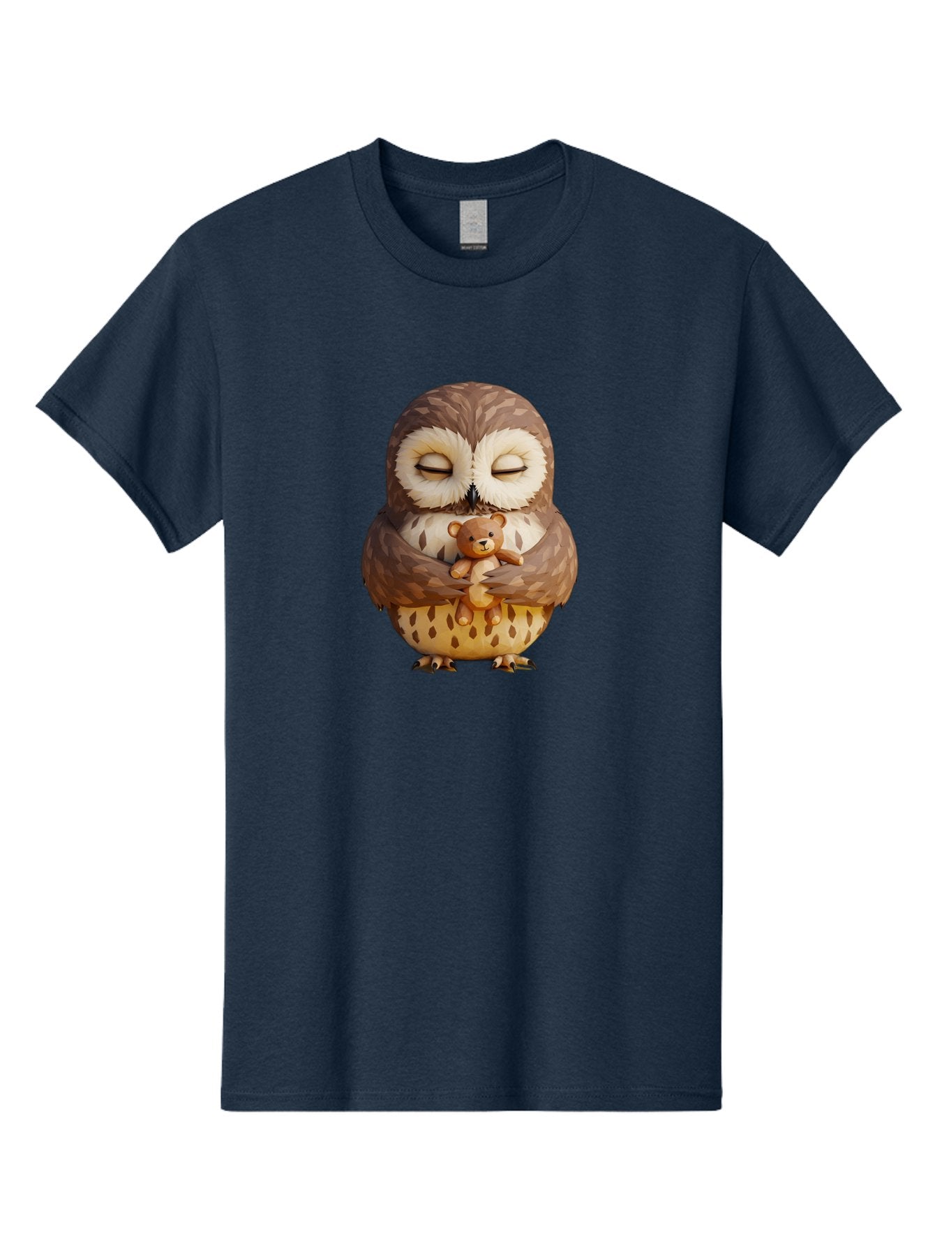 Owl-Hugging-Teddy-1 Men'S Graphic Tee, 100% Cotton, Comfortable Casual Summer Wear, Machine Washable, Vintage Camera, Old Camera, Antique Camera, Black Camera, Classic Photography, Photography Equipment, Nostalgic Device, Film Camera, Baf919 4
