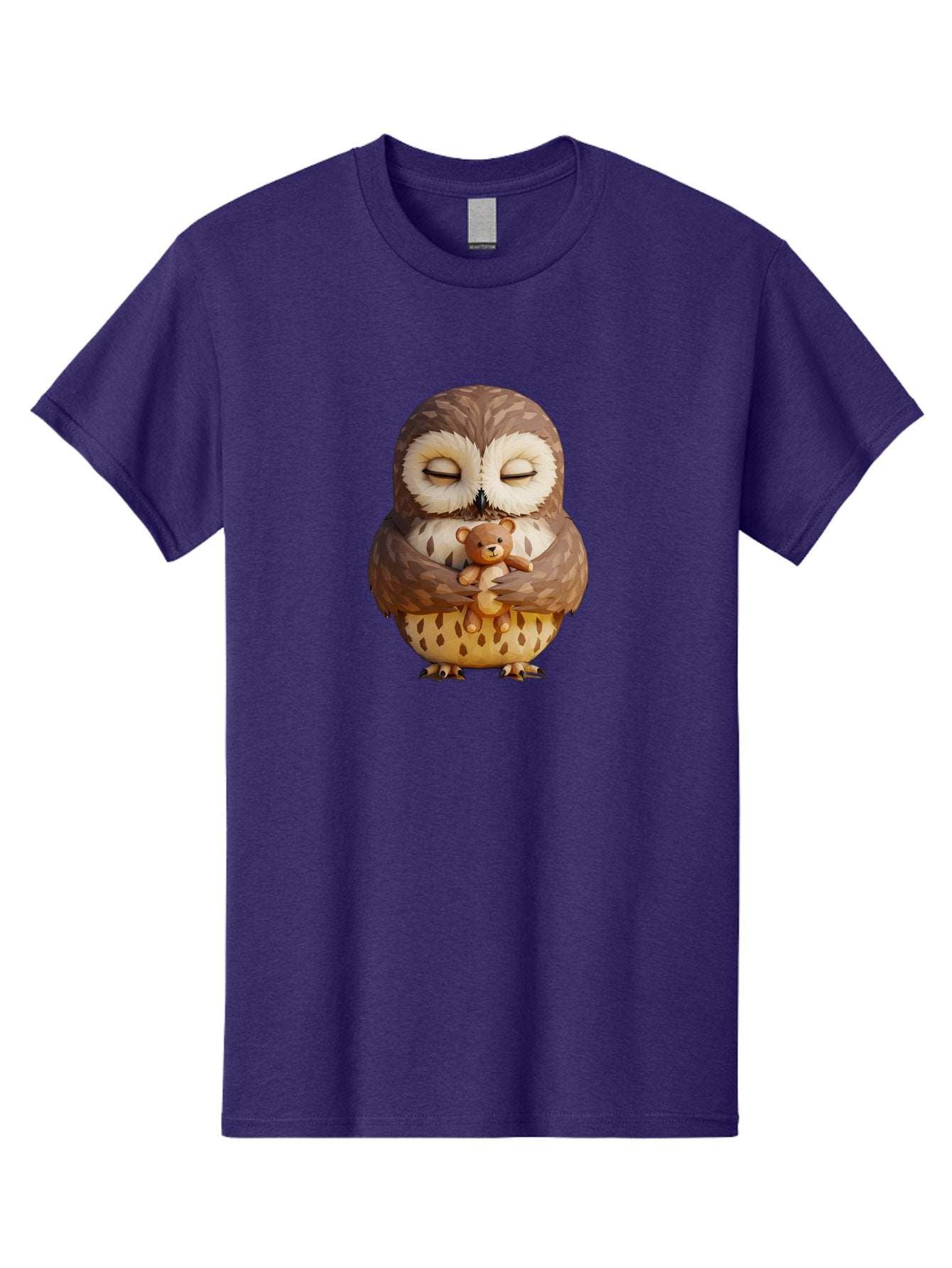 Owl-Hugging-Teddy-1 Men'S Graphic Tee, 100% Cotton, Comfortable Casual Summer Wear, Machine Washable, Vintage Camera, Old Camera, Antique Camera, Black Camera, Classic Photography, Photography Equipment, Nostalgic Device, Film Camera, Baf919 3