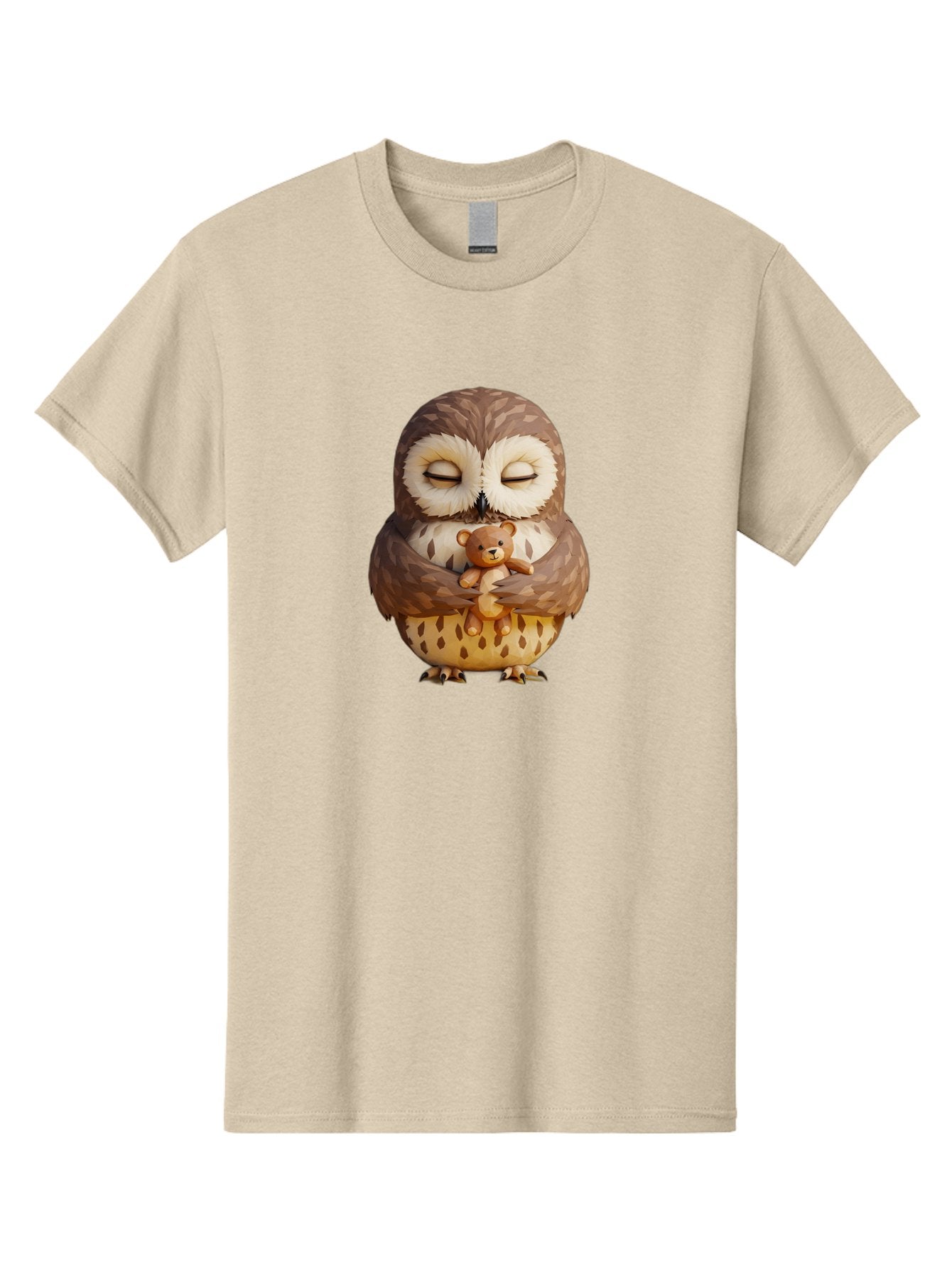 Owl-Hugging-Teddy-1 Men'S Graphic Tee, 100% Cotton, Comfortable Casual Summer Wear, Machine Washable, Vintage Camera, Old Camera, Antique Camera, Black Camera, Classic Photography, Photography Equipment, Nostalgic Device, Film Camera, Baf919 15