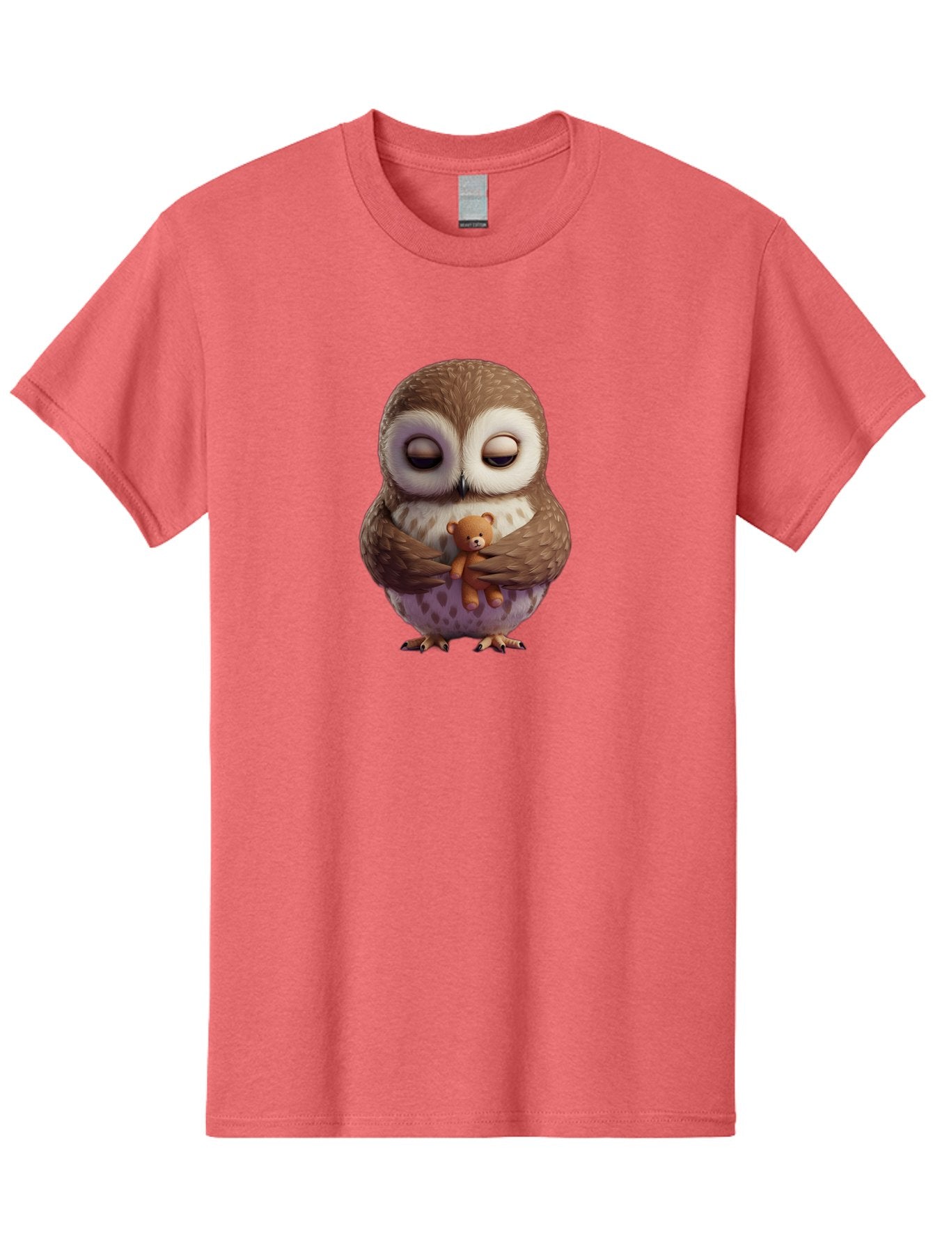 Owl-Hugging-Teddy-2 Men'S Graphic Tee, 100% Cotton, Comfortable Casual Summer Wear, Machine Washable, Vintage Camera, Old Camera, Antique Camera, Black Camera, Classic Photography, Photography Equipment, Nostalgic Device, Film Camera, Baf920 10