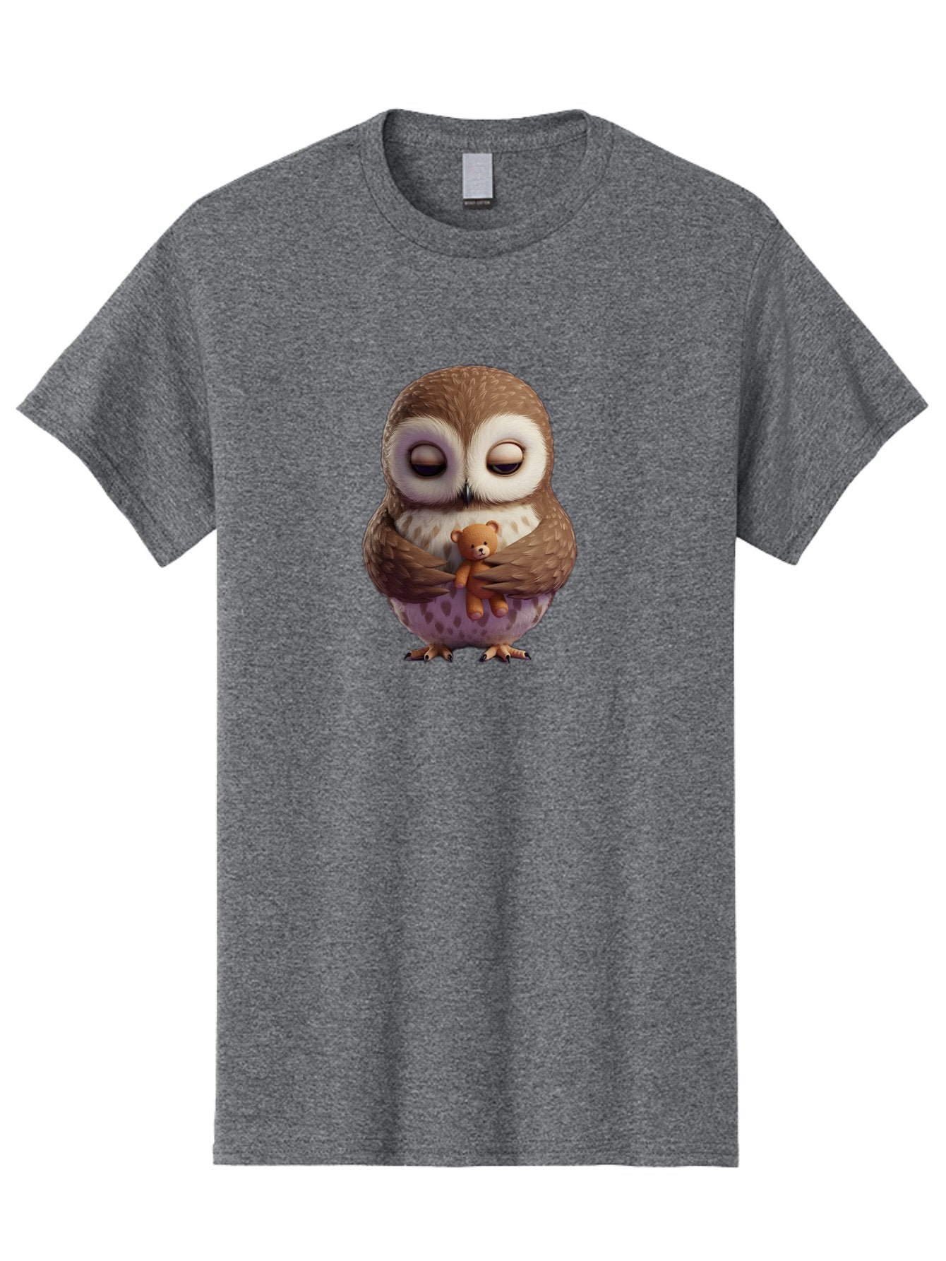 Owl-Hugging-Teddy-2 Men'S Graphic Tee, 100% Cotton, Comfortable Casual Summer Wear, Machine Washable, Vintage Camera, Old Camera, Antique Camera, Black Camera, Classic Photography, Photography Equipment, Nostalgic Device, Film Camera, Baf920 9