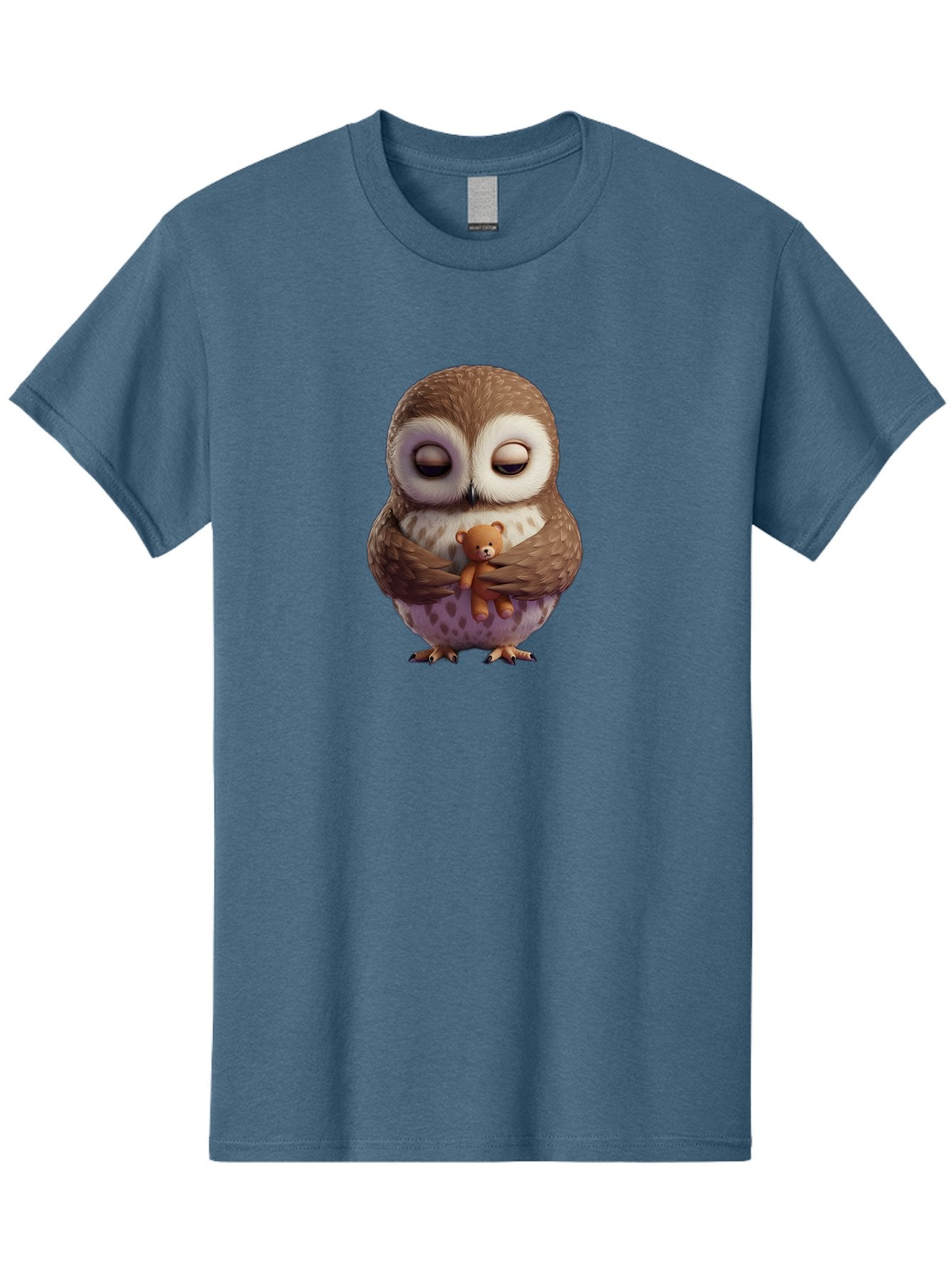 Owl-Hugging-Teddy-2 Men'S Graphic Tee, 100% Cotton, Comfortable Casual Summer Wear, Machine Washable, Vintage Camera, Old Camera, Antique Camera, Black Camera, Classic Photography, Photography Equipment, Nostalgic Device, Film Camera, Baf920 7