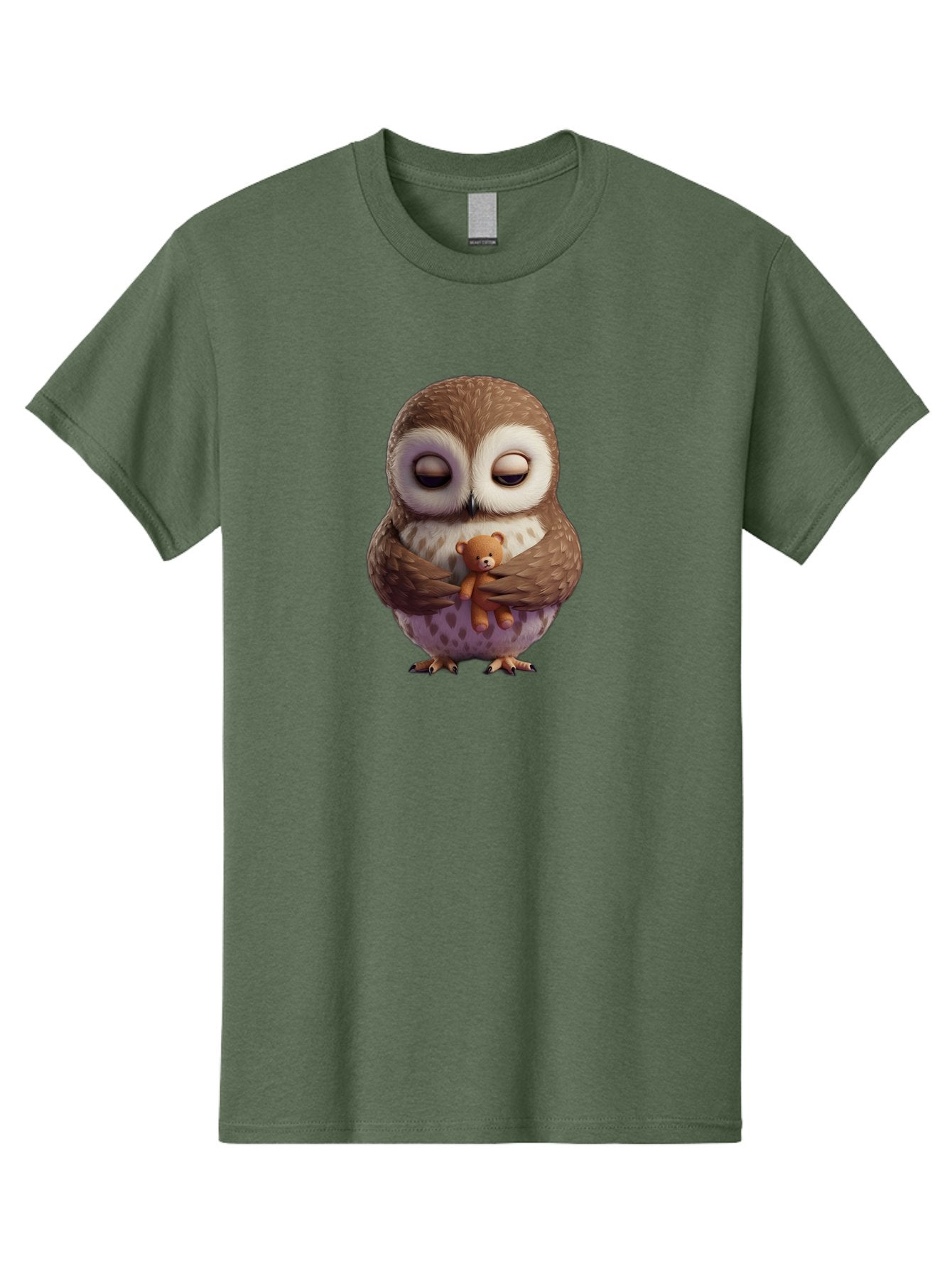 Owl-Hugging-Teddy-2 Men'S Graphic Tee, 100% Cotton, Comfortable Casual Summer Wear, Machine Washable, Vintage Camera, Old Camera, Antique Camera, Black Camera, Classic Photography, Photography Equipment, Nostalgic Device, Film Camera, Baf920 8
