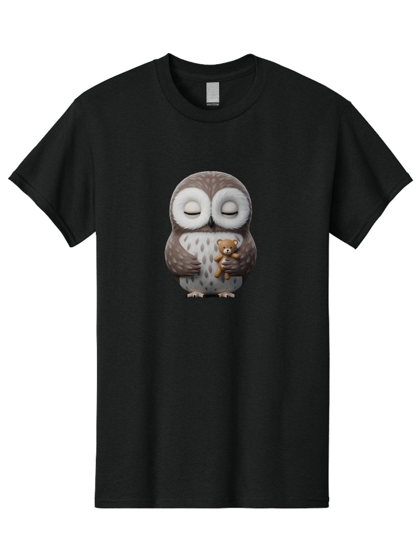 Owl-Hugging-Teddy-3 Men'S Graphic Tee, 100% Cotton, Comfortable Casual Summer Wear, Machine Washable, Vintage Camera, Old Camera, Antique Camera, Black Camera, Classic Photography, Photography Equipment, Nostalgic Device, Film Camera, Baf921 12