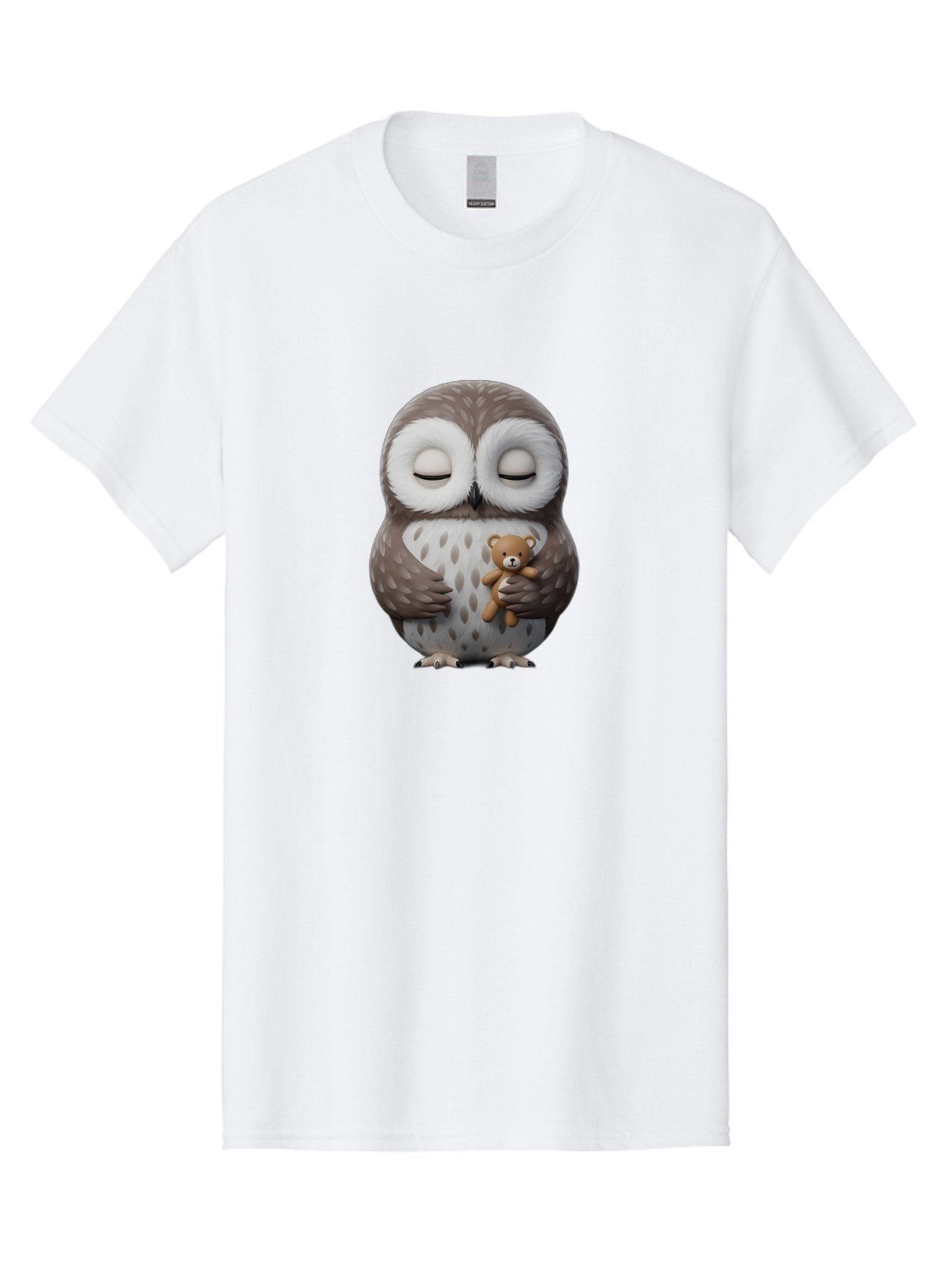 Owl-Hugging-Teddy-3 Men'S Graphic Tee, 100% Cotton, Comfortable Casual Summer Wear, Machine Washable, Vintage Camera, Old Camera, Antique Camera, Black Camera, Classic Photography, Photography Equipment, Nostalgic Device, Film Camera, Baf921