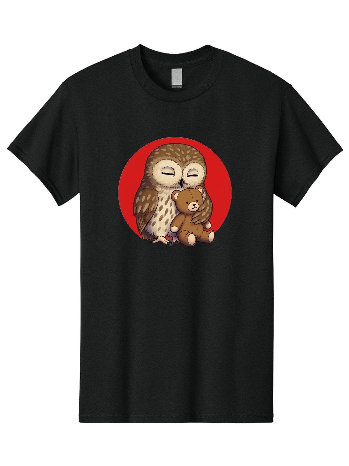 Owl-Hugging-Teddy-4 Men'S Graphic Tee, 100% Cotton, Comfortable Casual Summer Wear, Machine Washable, Vintage Camera, Old Camera, Antique Camera, Black Camera, Classic Photography, Photography Equipment, Nostalgic Device, Film Camera, Baf922 14