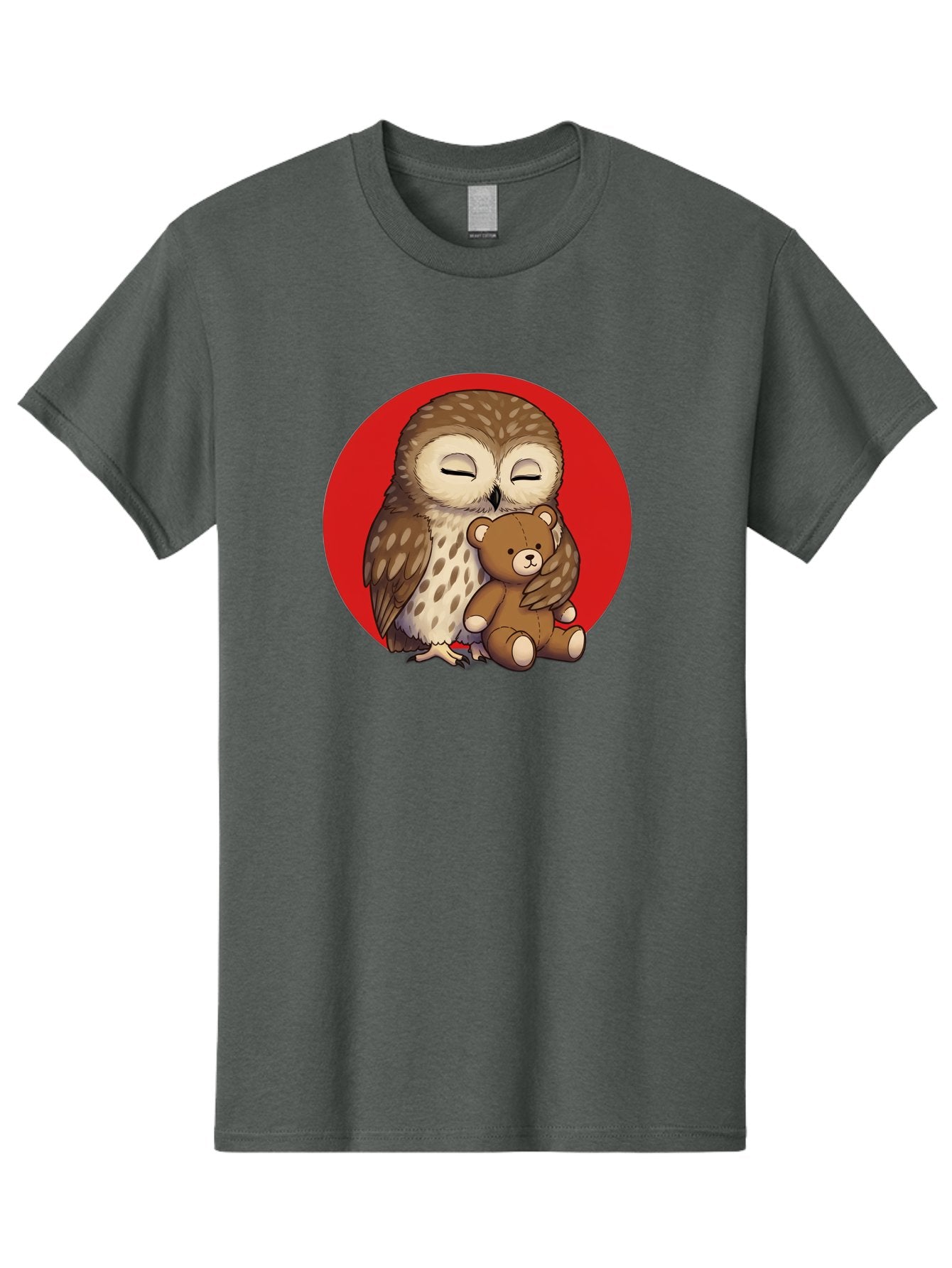 Owl-Hugging-Teddy-4 Men'S Graphic Tee, 100% Cotton, Comfortable Casual Summer Wear, Machine Washable, Vintage Camera, Old Camera, Antique Camera, Black Camera, Classic Photography, Photography Equipment, Nostalgic Device, Film Camera, Baf922 12