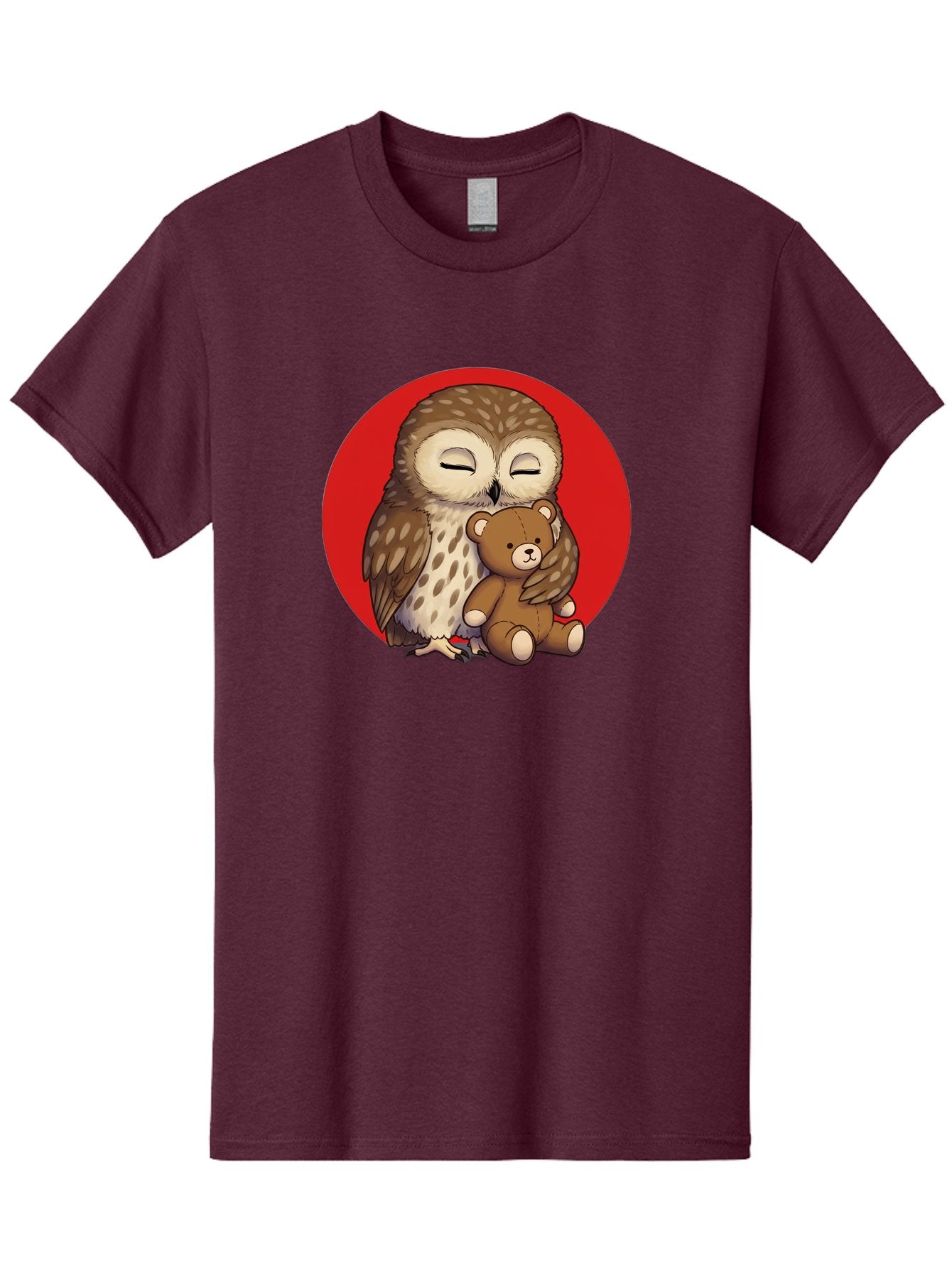 Owl-Hugging-Teddy-4 Men'S Graphic Tee, 100% Cotton, Comfortable Casual Summer Wear, Machine Washable, Vintage Camera, Old Camera, Antique Camera, Black Camera, Classic Photography, Photography Equipment, Nostalgic Device, Film Camera, Baf922 11